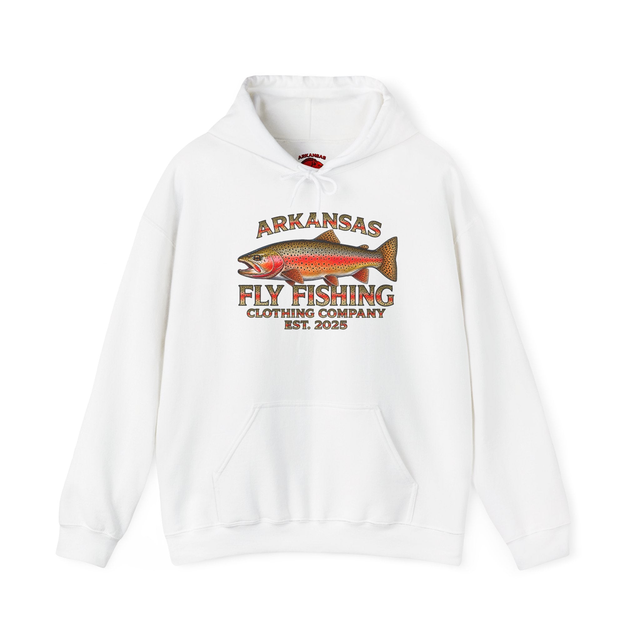 Arkansas Fly Fishing Clothing Company Hoodie — Cutthroat Trout Graphic Pullover