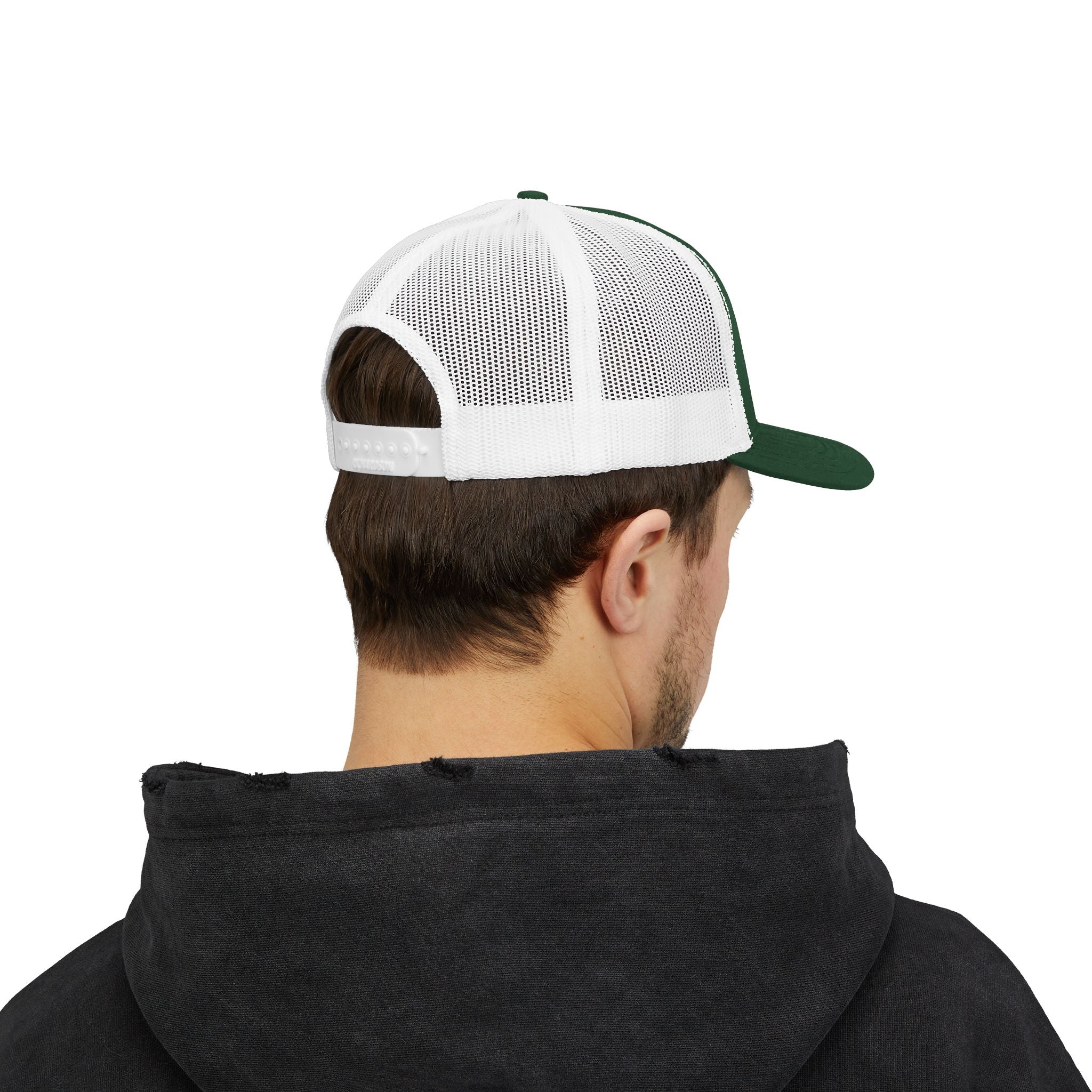 AFFCC Brown Trout Embroidered Trucker Hat – Embroidered Brown Trout ‘AFFCC’ Fishing Hat
