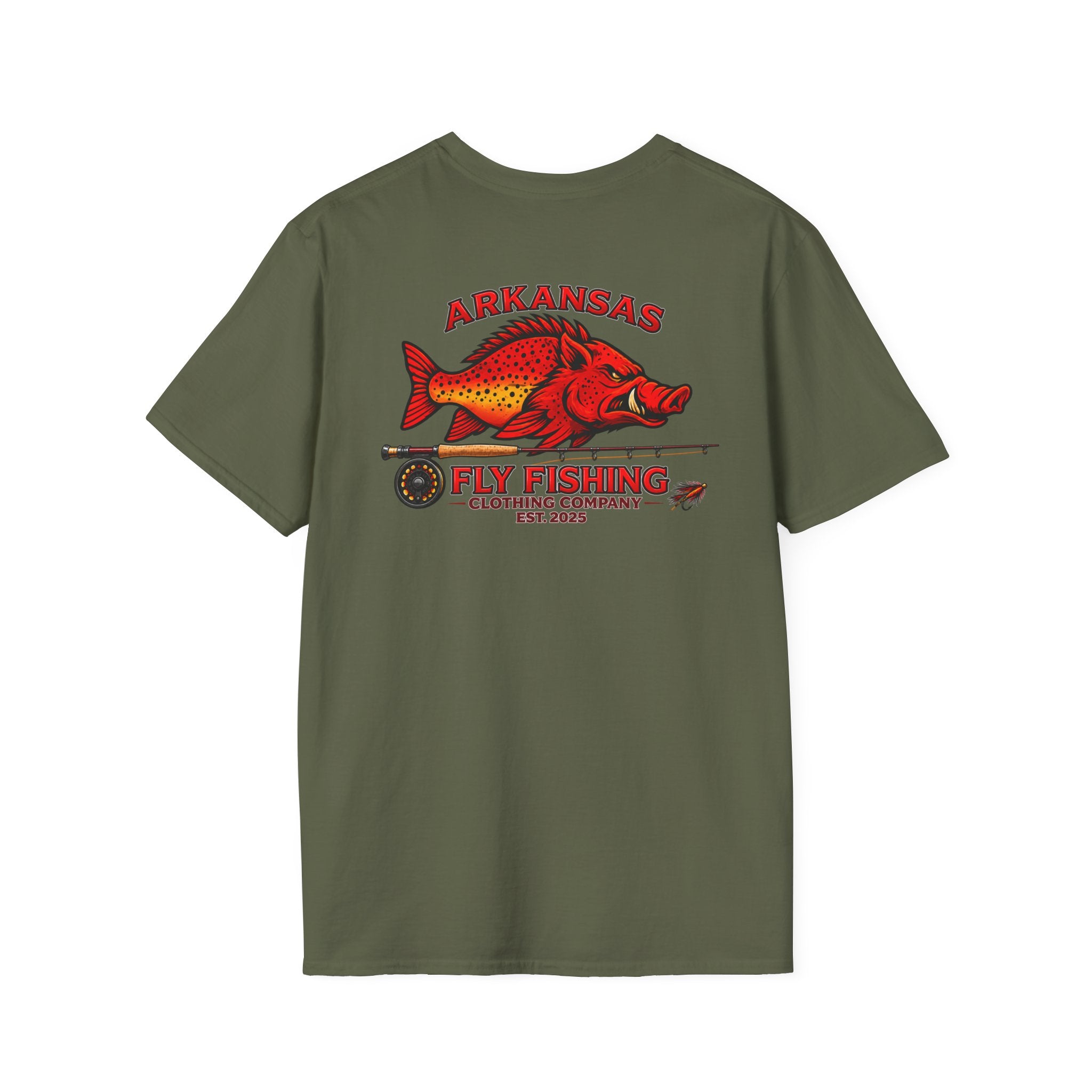 AFFCC Arkansas Fly Fishing Hog/Trout Logo T-Shirt