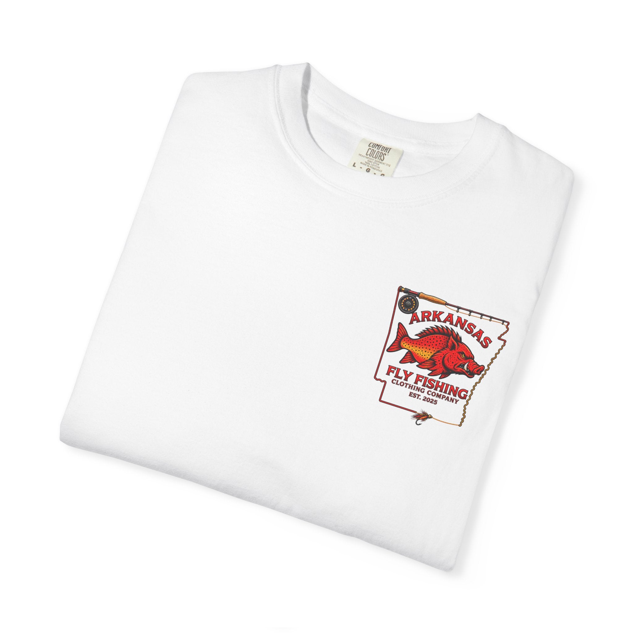 Arkansas Fly Fishing Clothing Company T-Shirt — X-Ray Trout Anatomy Graphic