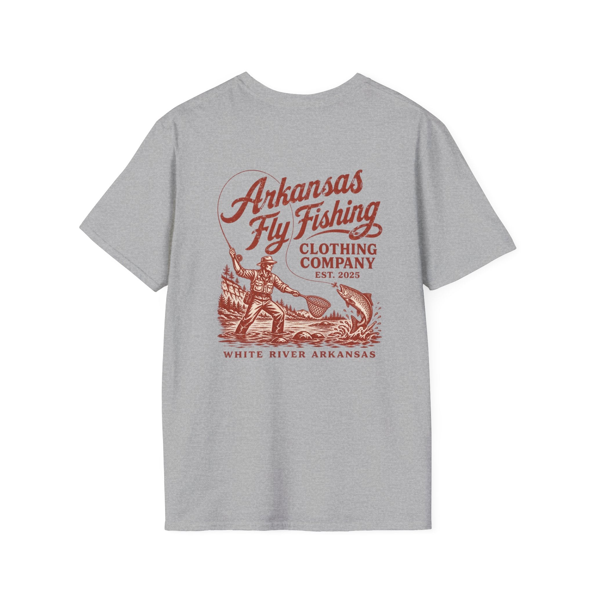 AFFCC Fly Fishing T-Shirt — Arkansas Hog/Trout Hybrid Graphic Tee