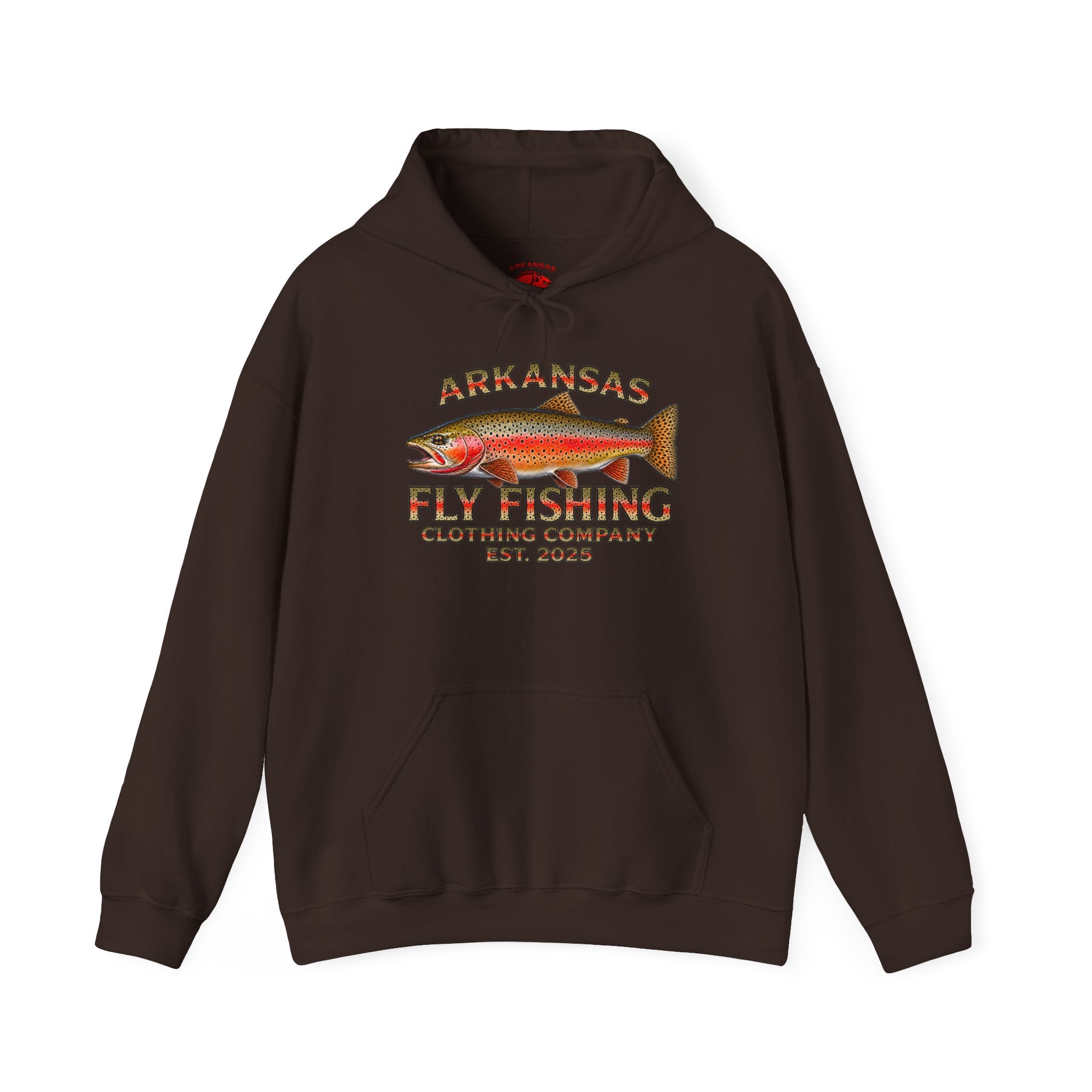 Arkansas Fly Fishing Clothing Company Hoodie — Cutthroat Trout Graphic Pullover