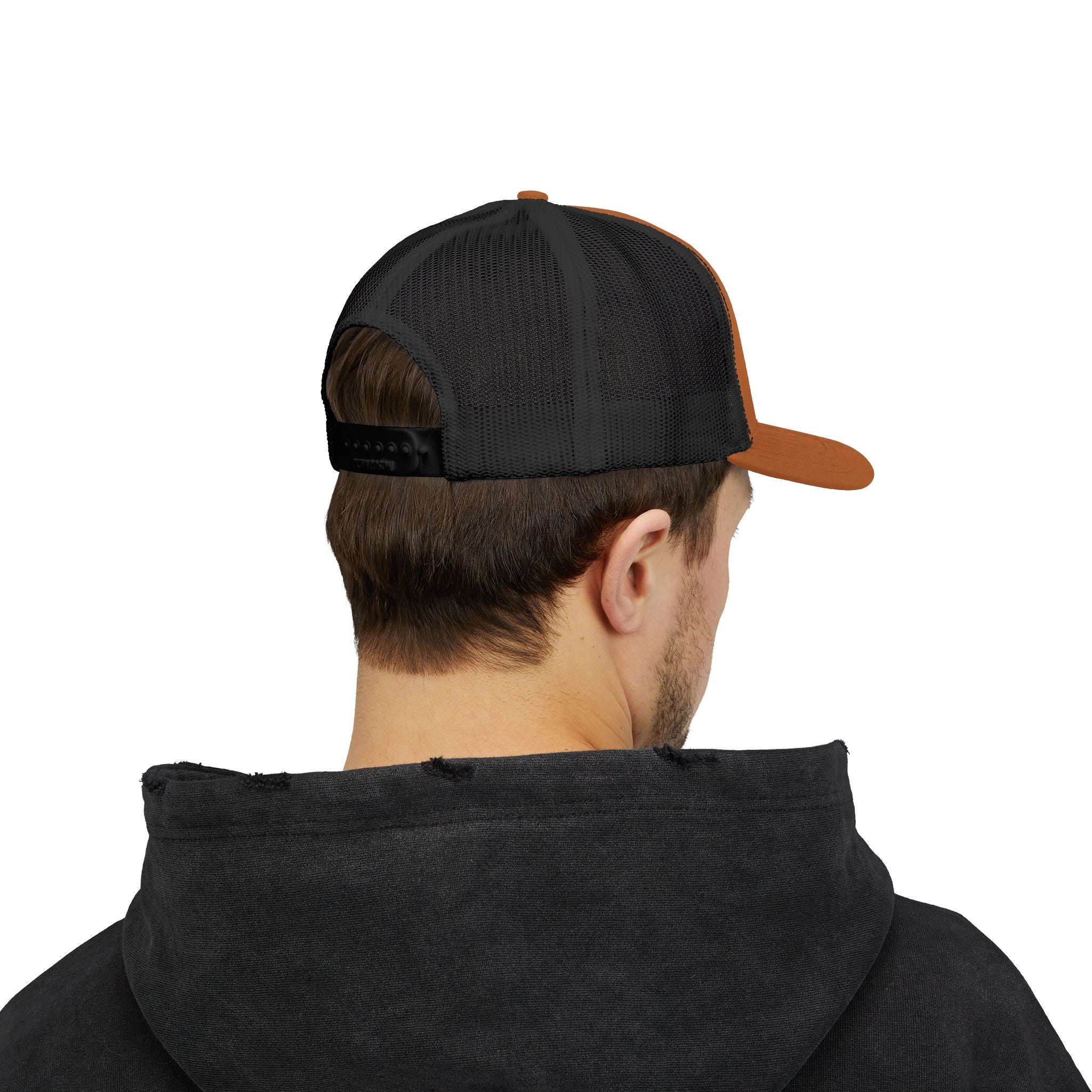 AFFCC Brown Trout Embroidered Trucker Hat – Embroidered Brown Trout ‘AFFCC’ Fishing Hat