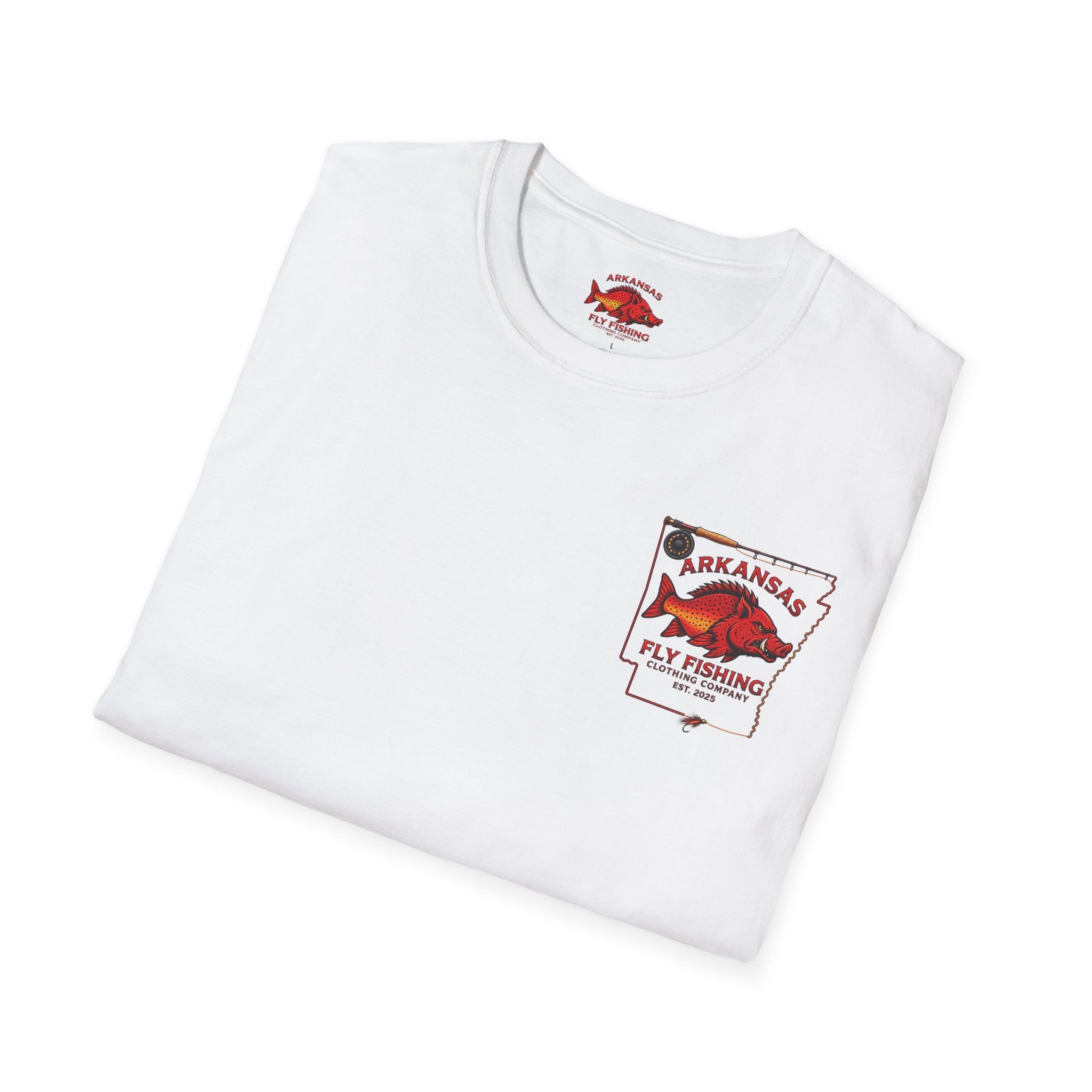 AFFCC Arkansas Fly Fishing Clothing Company Logo T-Shirt | Trout Fly Fishing National Parks Angler Tee