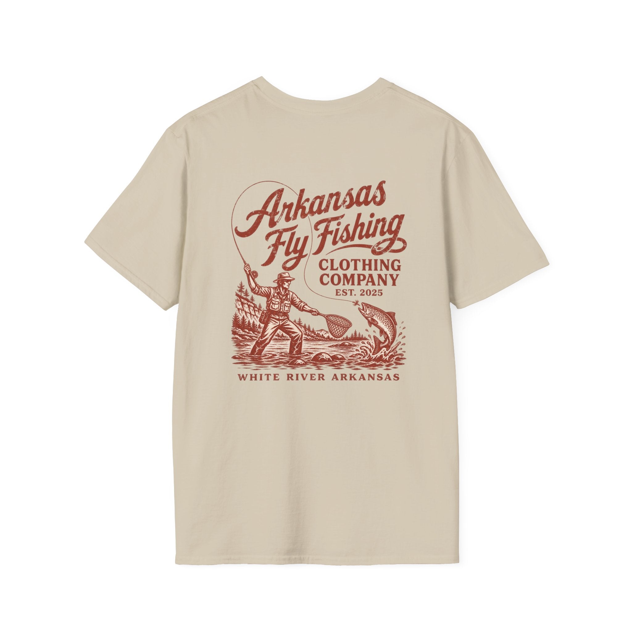 AFFCC Fly Fishing T-Shirt — Arkansas Hog/Trout Hybrid Graphic Tee
