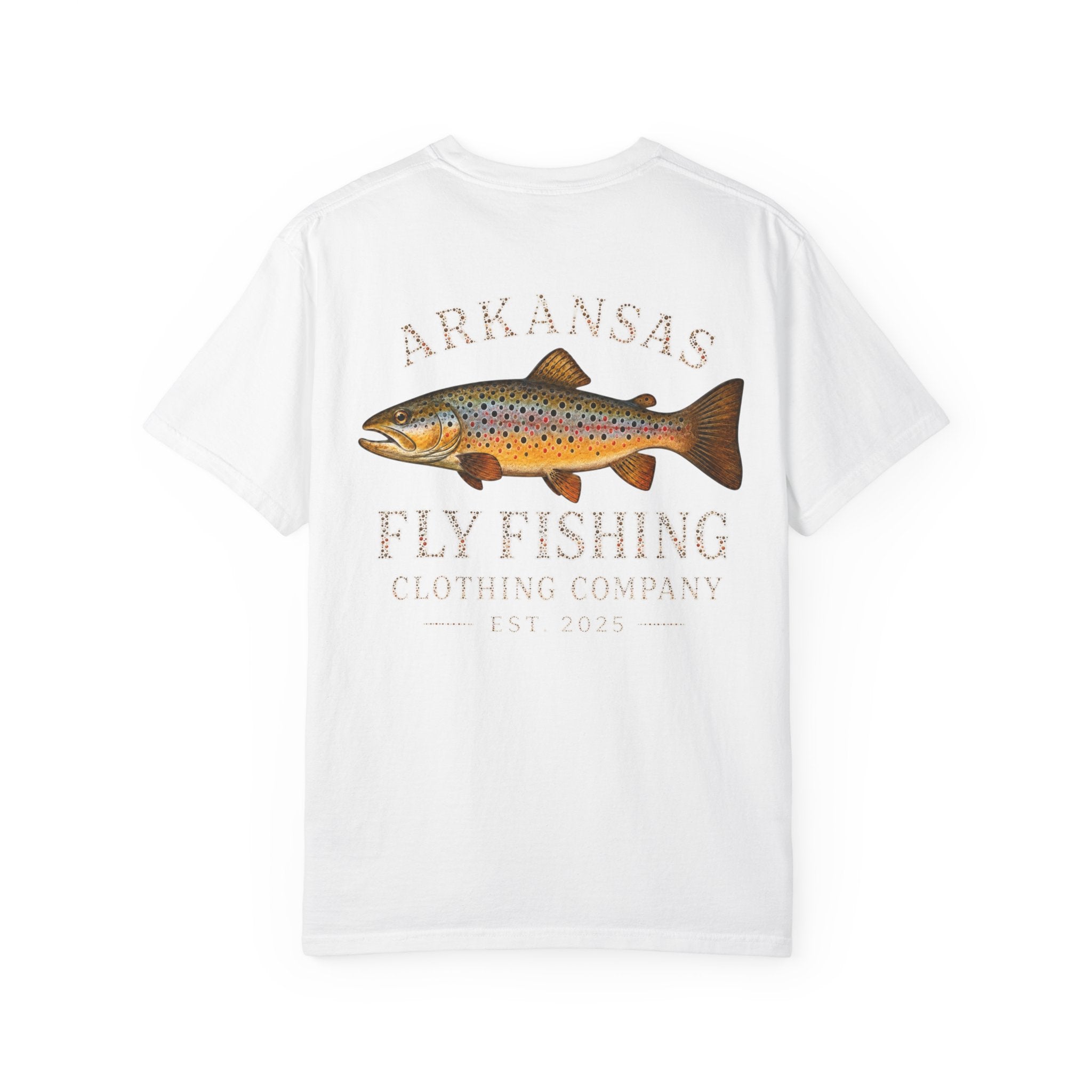 Arkansas Fly Fishing T-Shirt — Brown Trout Graphic Tee