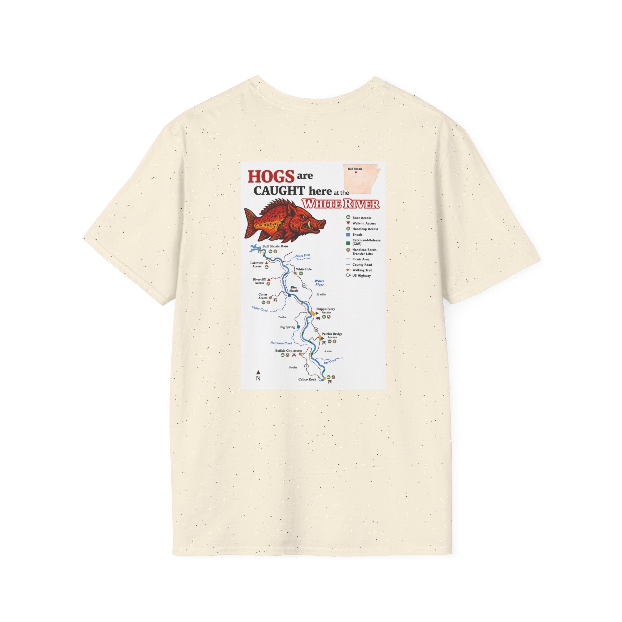 AFFCC Arkansas Fly Fishing  Tee — Vintage Trout Logo T-Shirt