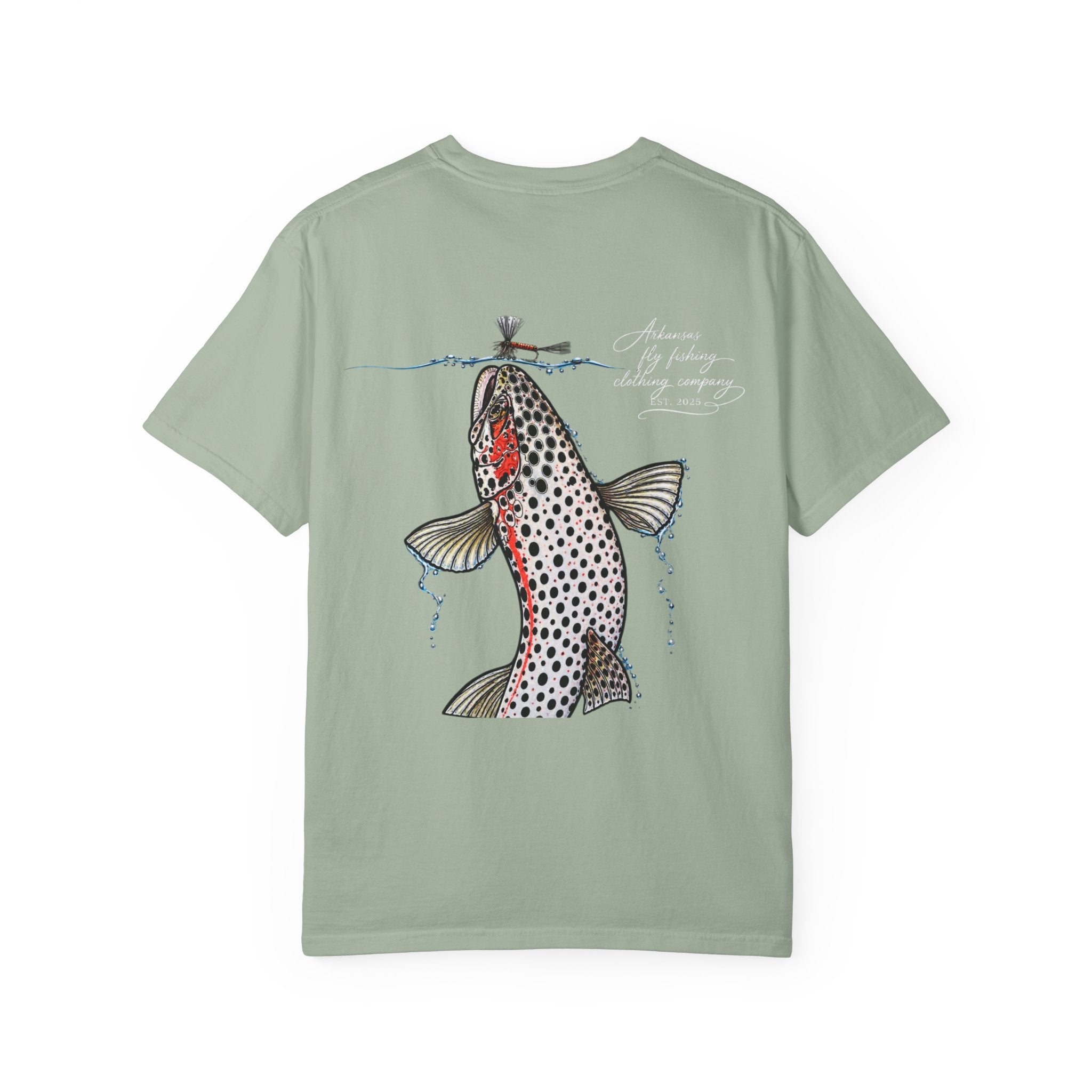 Trout Fly Fishing T-Shirt — Arkansas Fly Fishing Clothing Company Graphic Tee