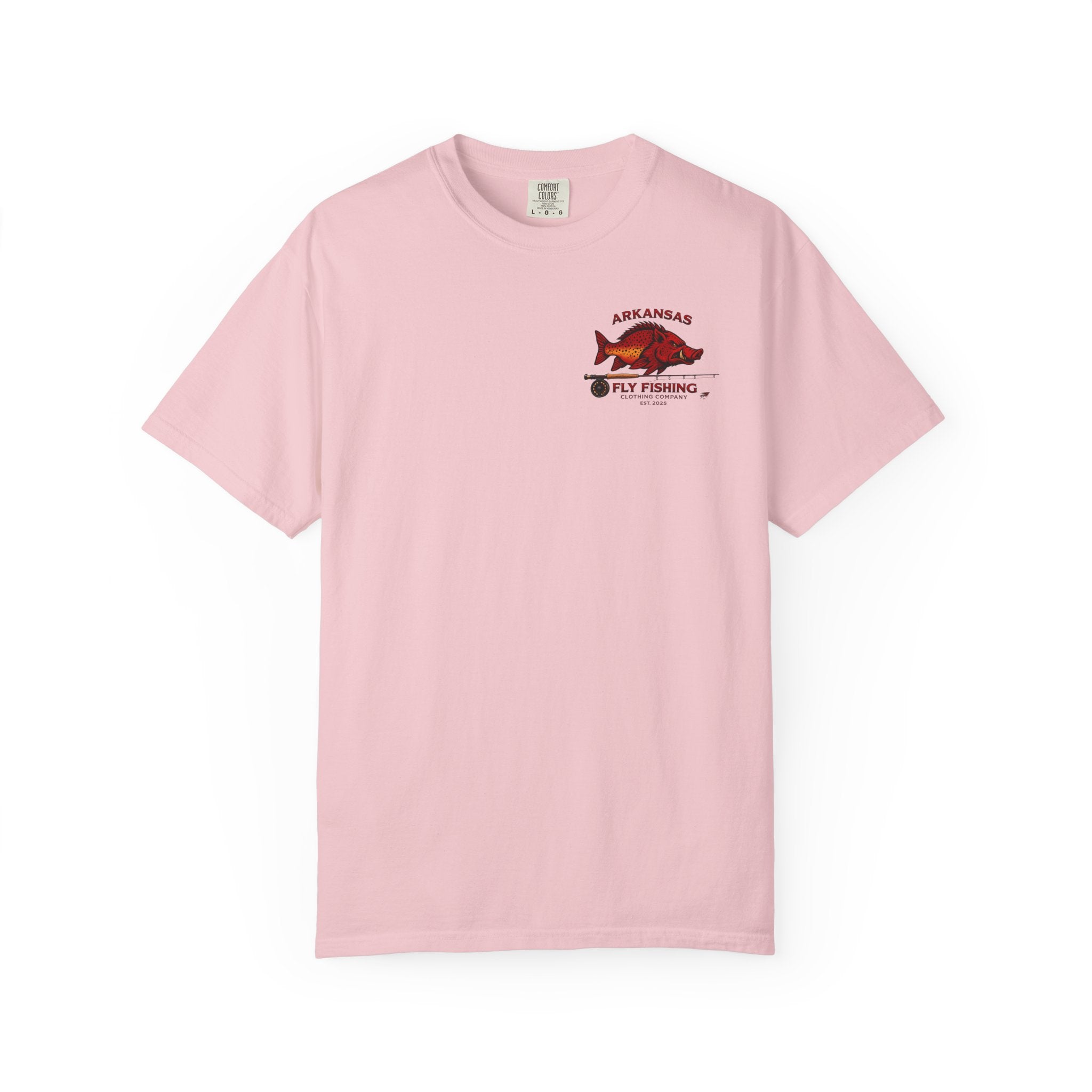 Arkansas Fly Fishing Clothing Company T-Shirt — Hog/Trout State Fishing Tee