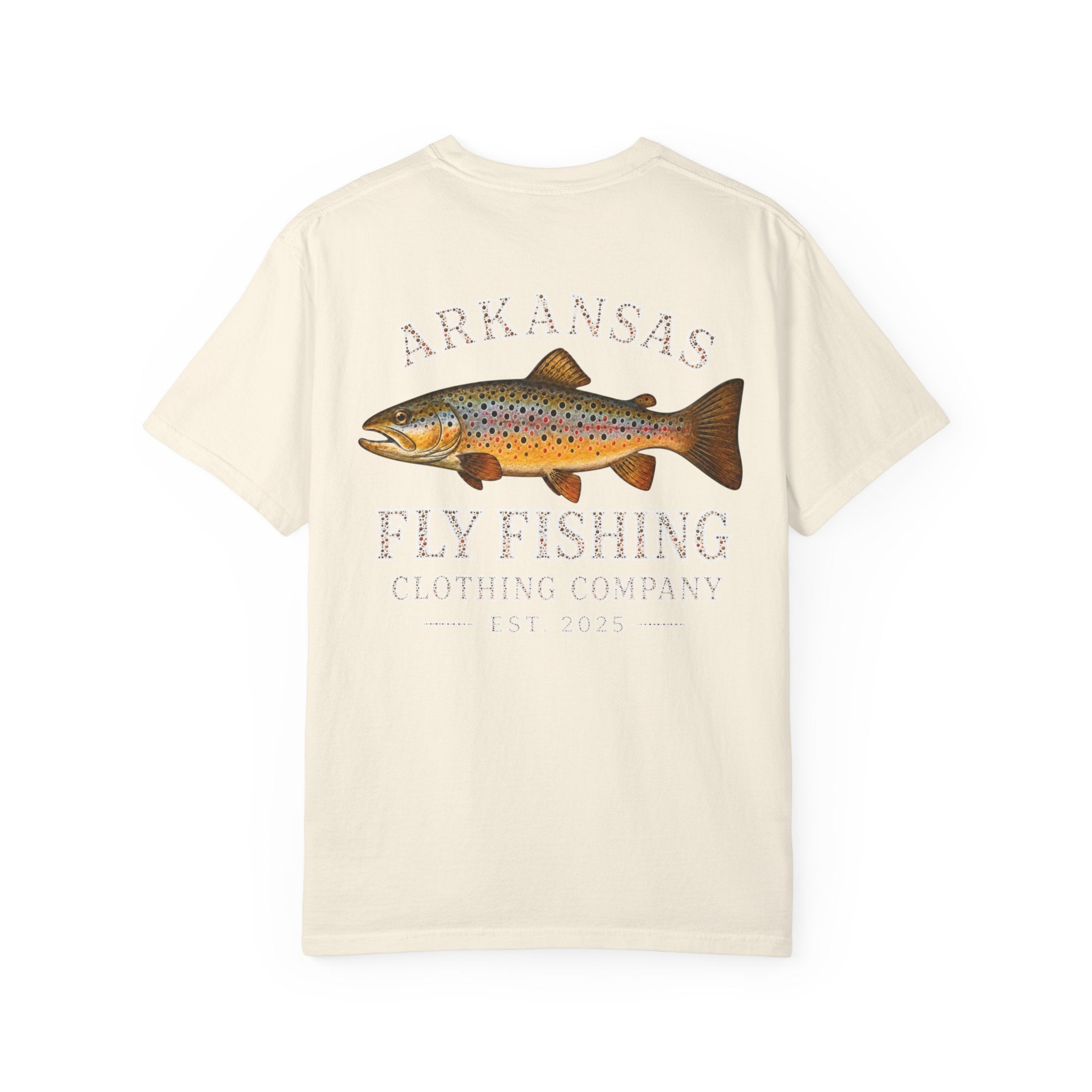 Arkansas Fly Fishing T-Shirt — Brown Trout Graphic Tee