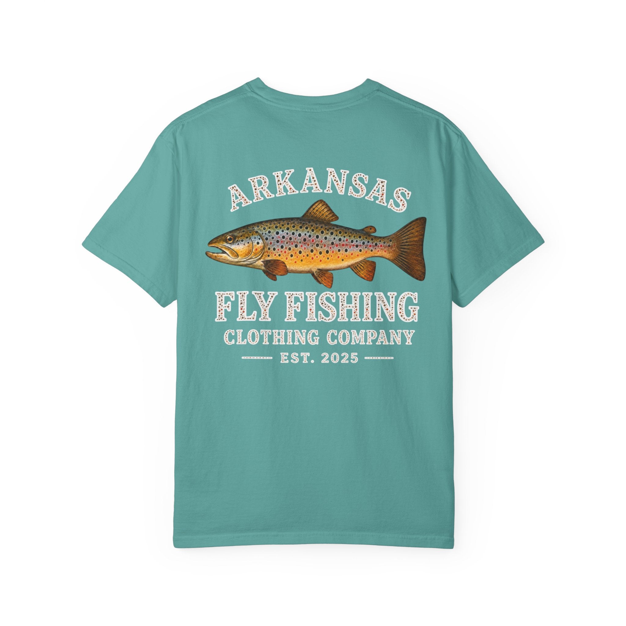 Arkansas Fly Fishing T-Shirt — Brown Trout Graphic Tee