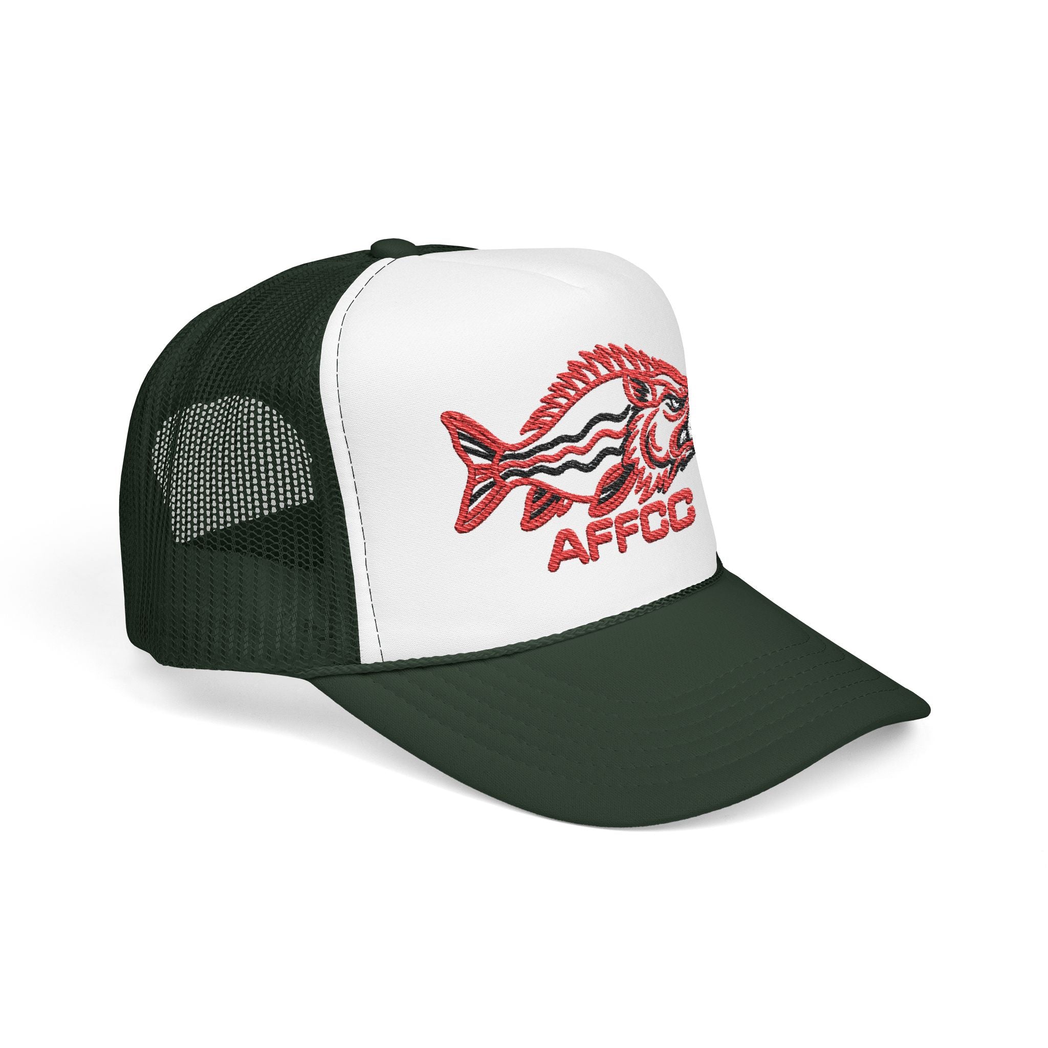 AFFCC Embroidered Foam Trucker Hat — AFFOC Fishing Foam Cap