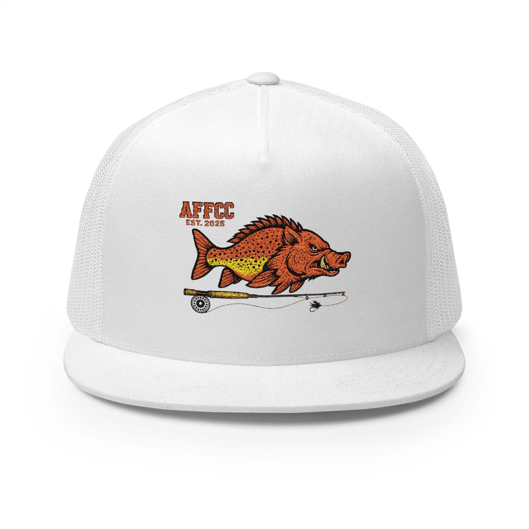 AFFCC Logo Trucker Hat – Arkansas Fly Fishing Clothing Company Trucker Snapback Hat