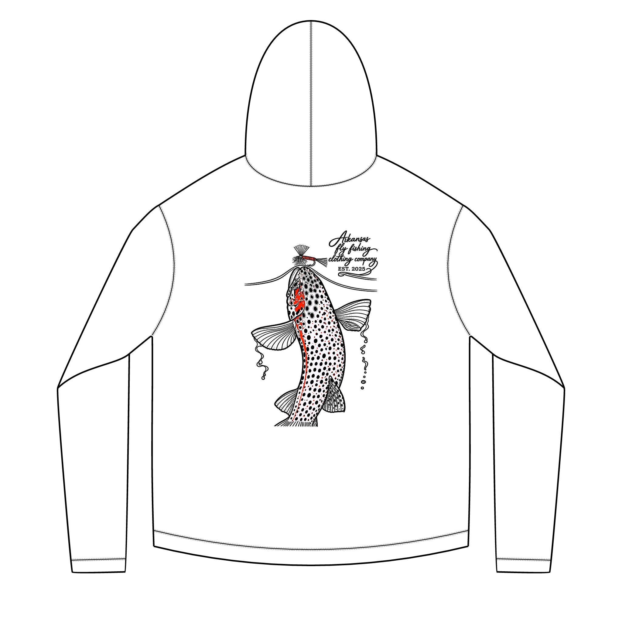 AFFCC Trout Rising Sun Hoodie — Trout Rising Sun Hoodie Pullover