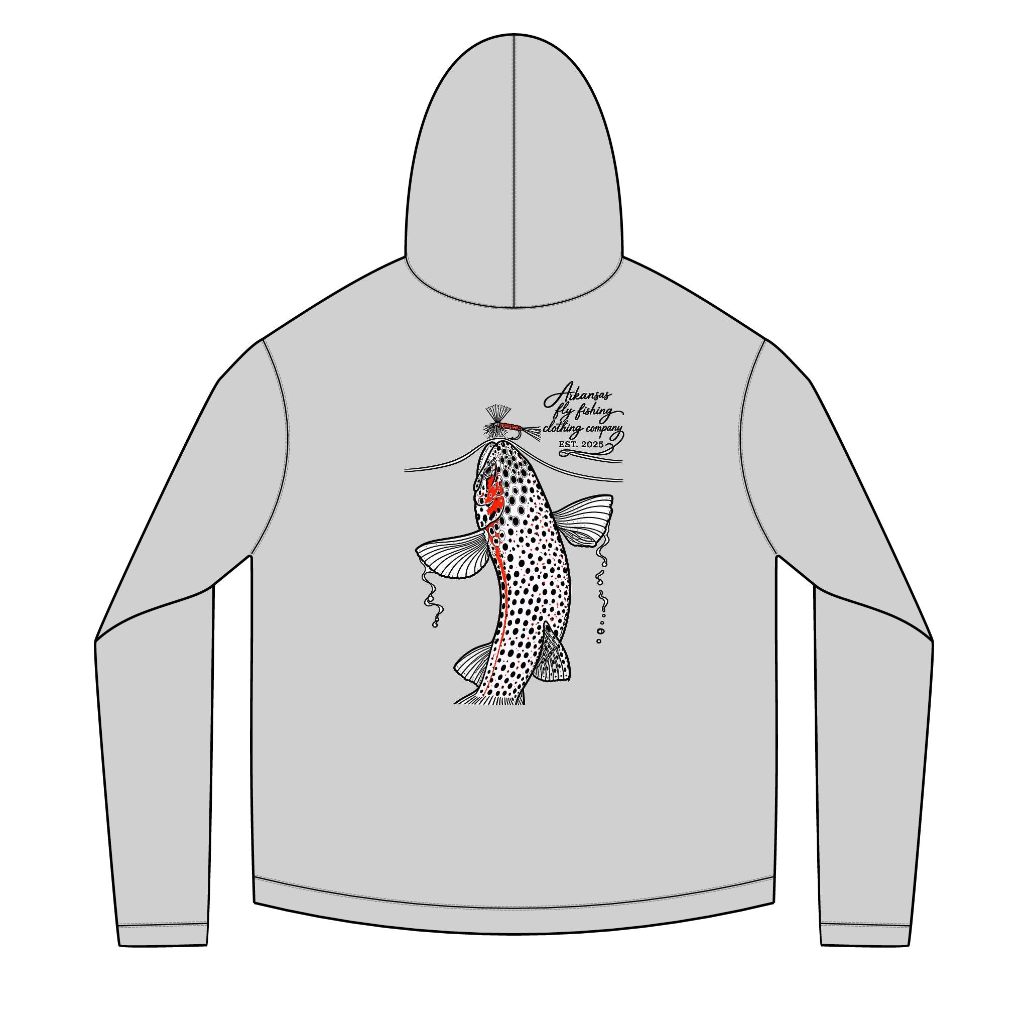AFFCC Trout Rising Sun Hoodie — Trout Rising Sun Hoodie Pullover