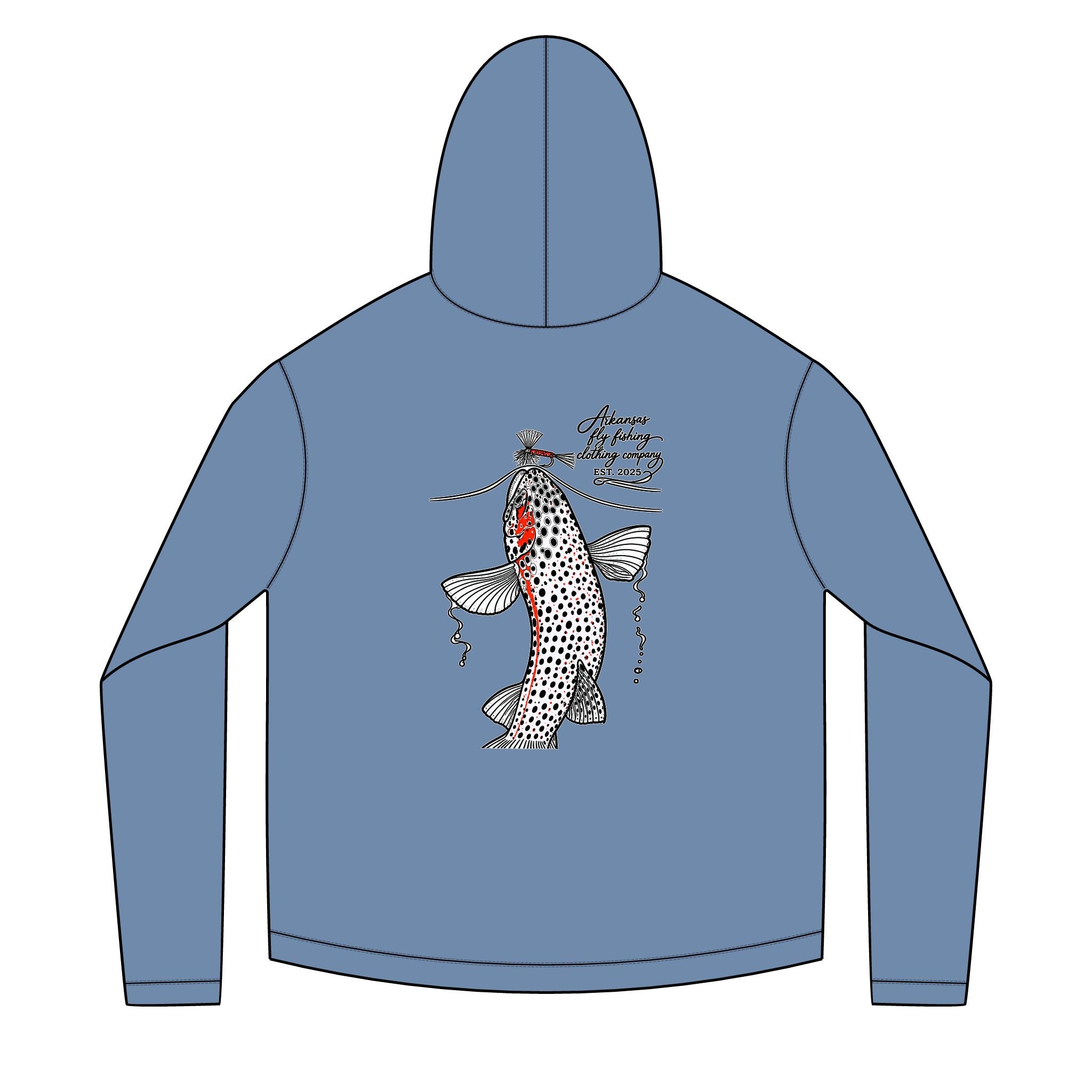 AFFCC Trout Rising Sun Hoodie — Trout Rising Sun Hoodie Pullover
