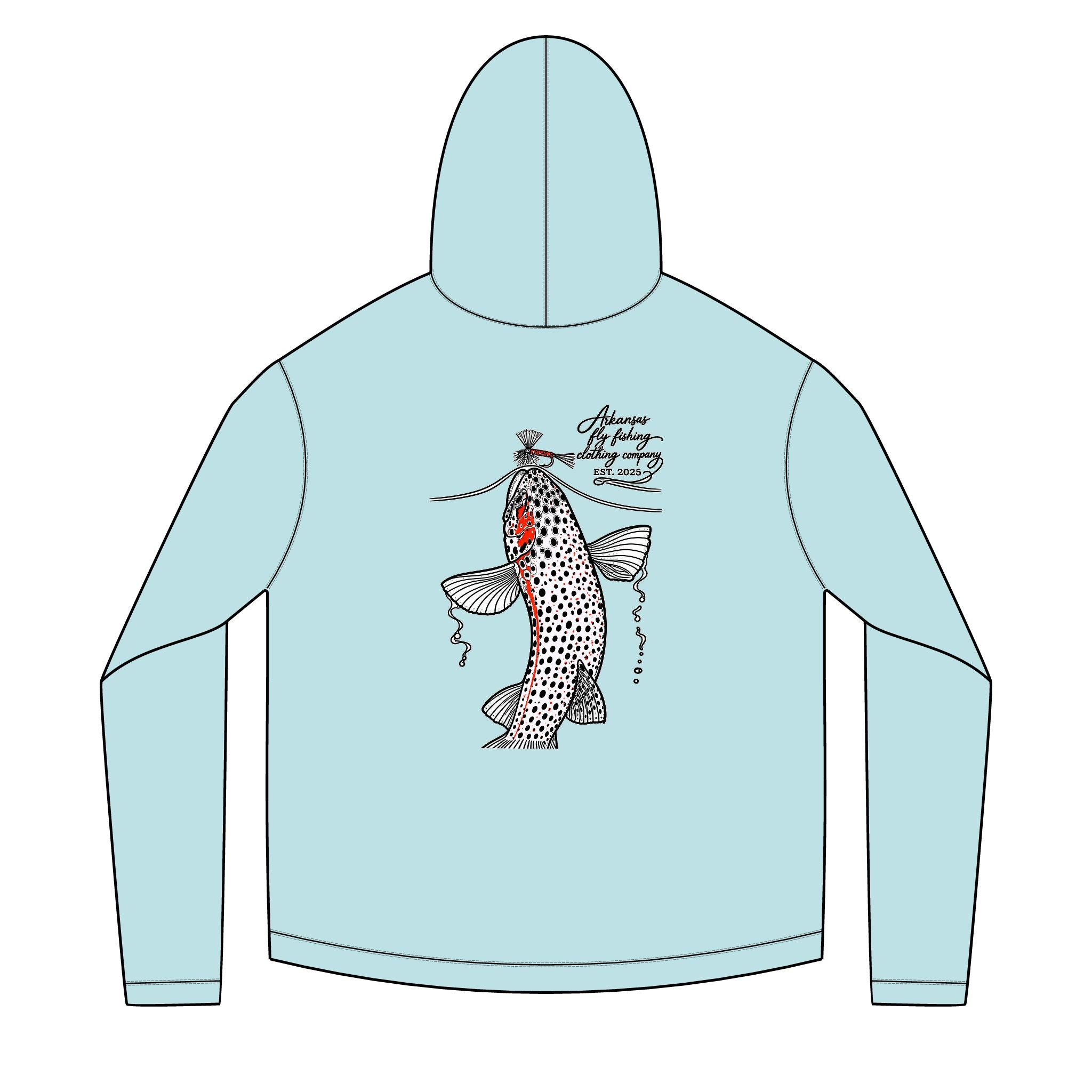 AFFCC Trout Rising Sun Hoodie — Trout Rising Sun Hoodie Pullover