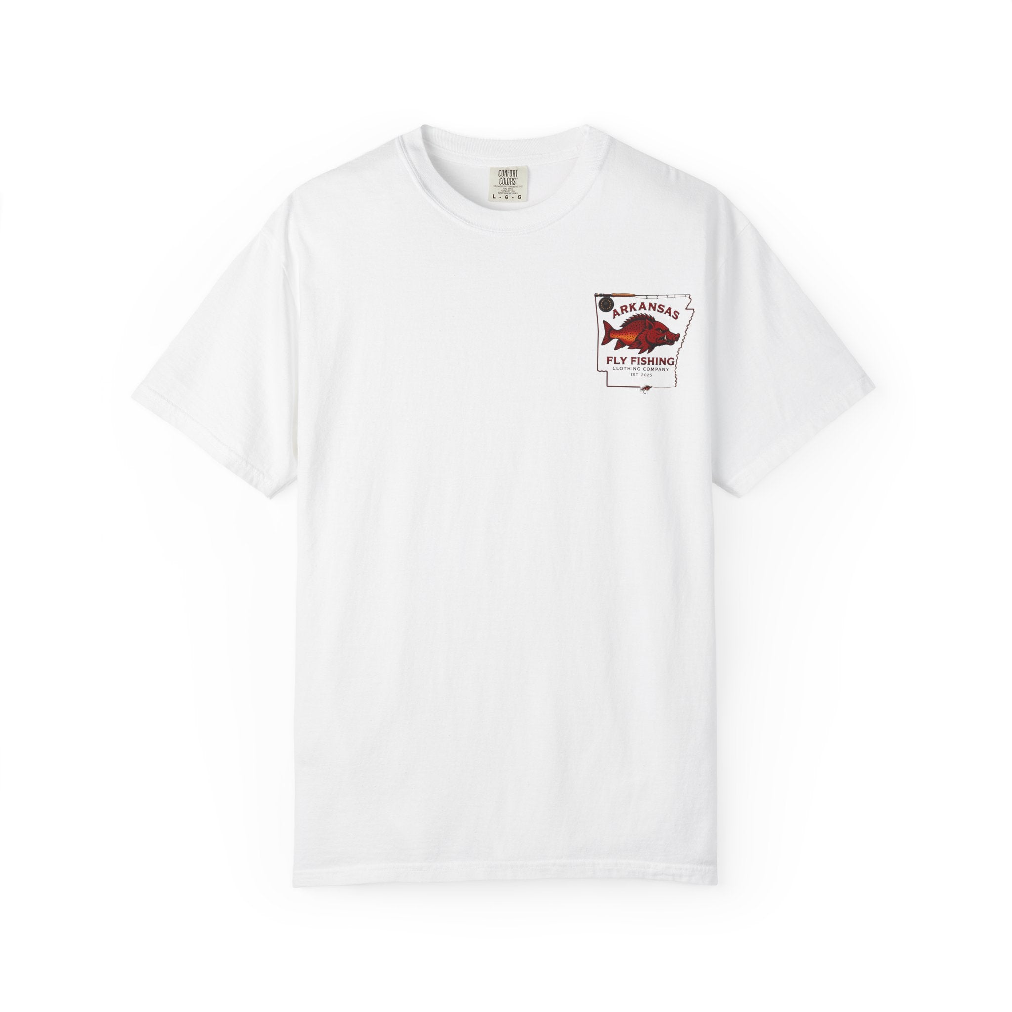 Fly Fishing T‑Shirt — Arkansas Boar Angler Graphic Tee