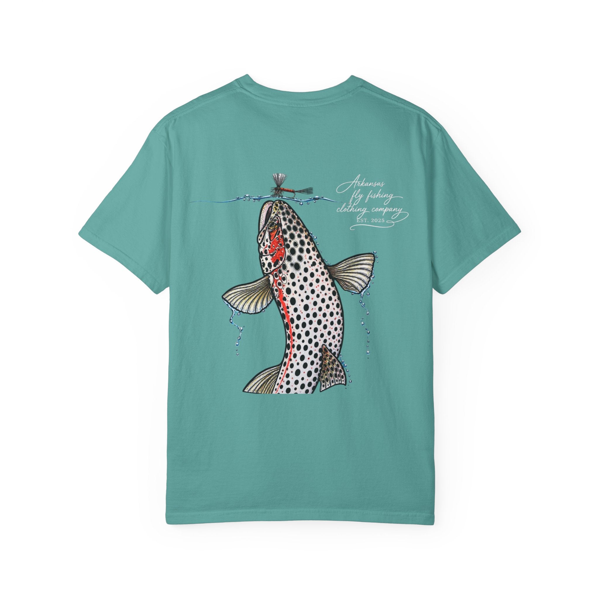 Trout Fly Fishing T-Shirt — Arkansas Fly Fishing Clothing Company Graphic Tee