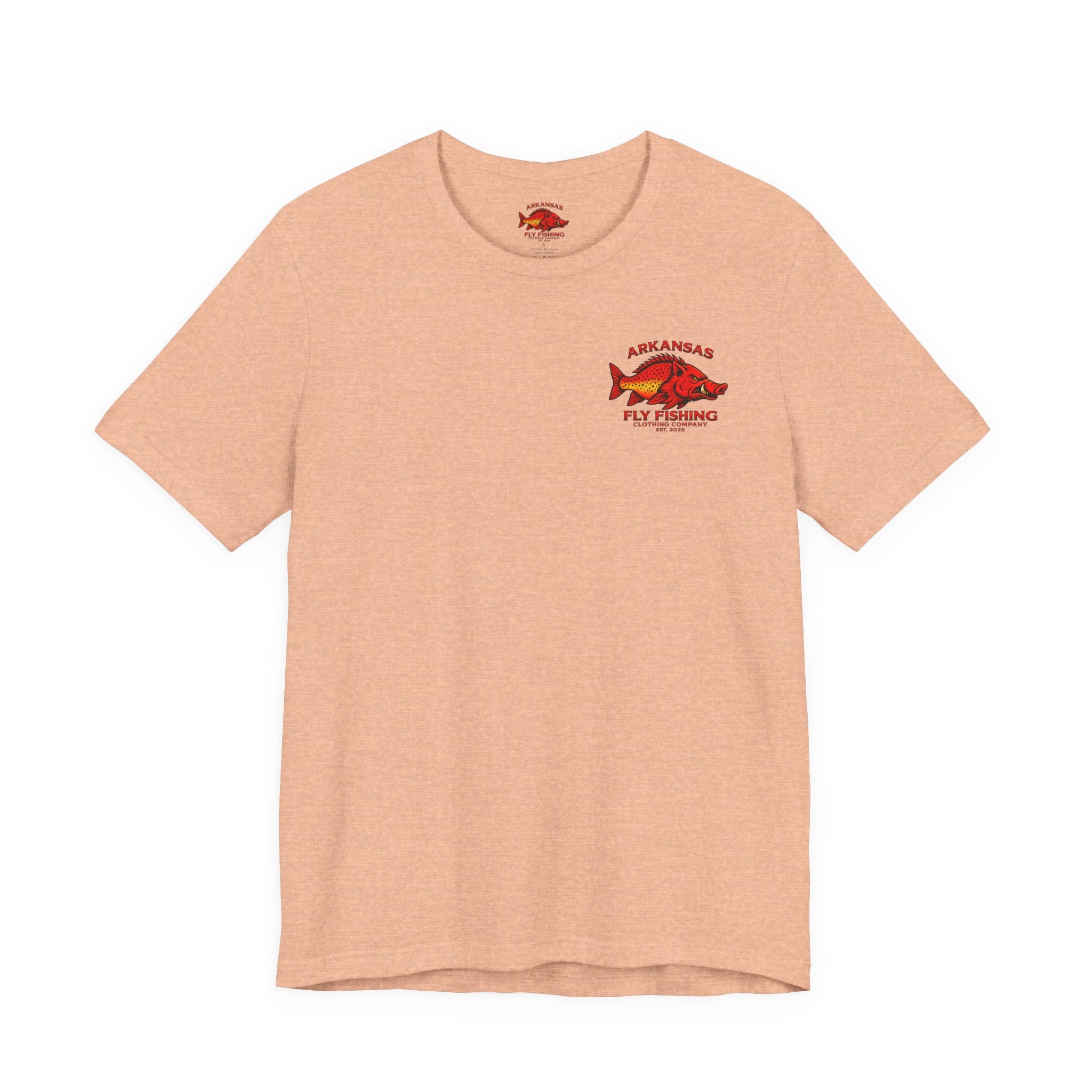Athletic Fit Runs Small Arkansas Fly Fishing Clothing Company T-Shirt — Brooke Trout Graphic Tee