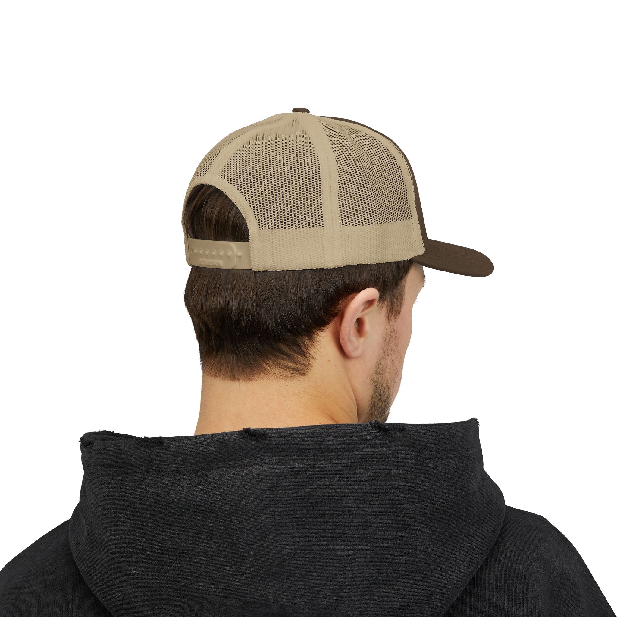 AFFCC Brown Trout Embroidered Trucker Hat – Embroidered Brown Trout ‘AFFCC’ Fishing Hat