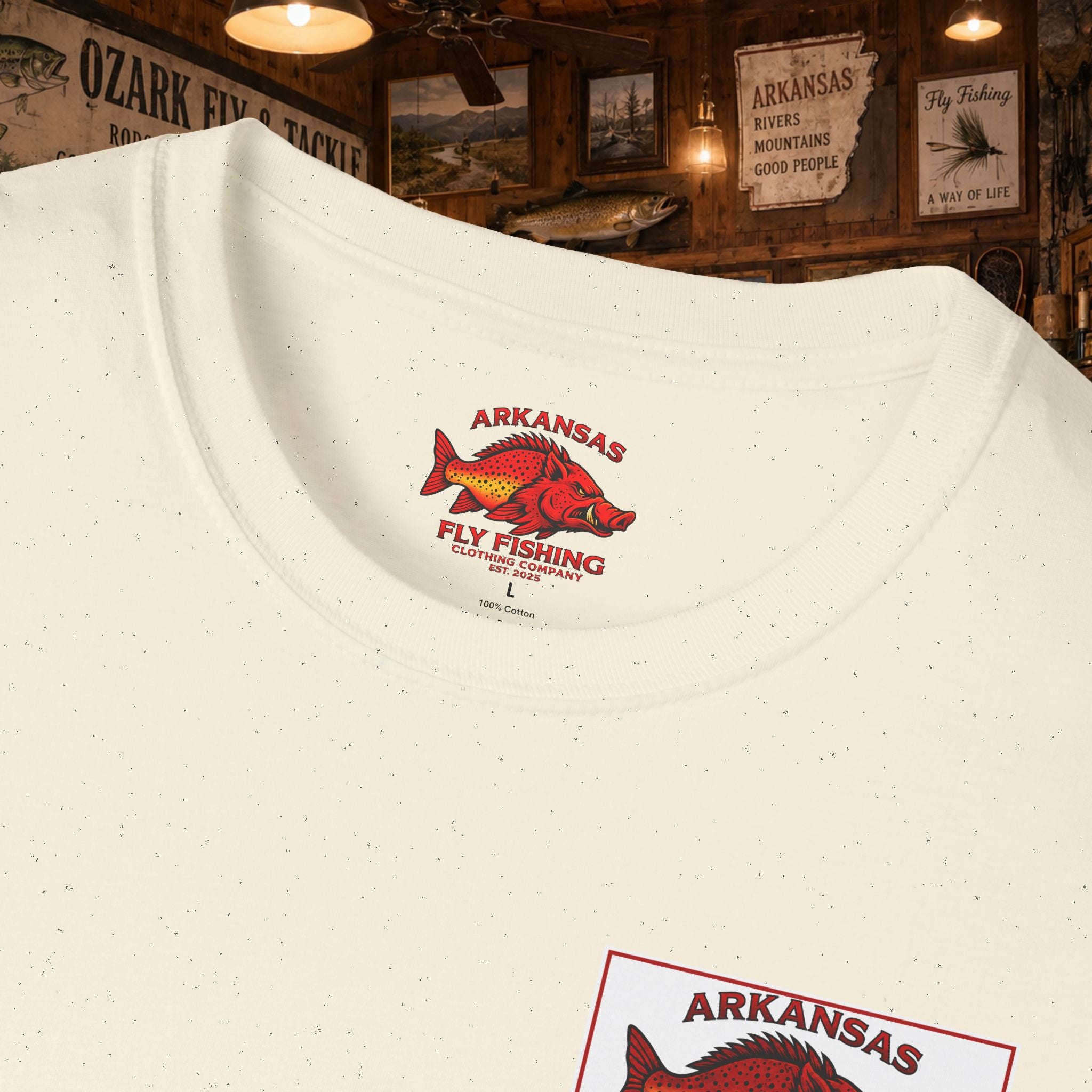 AFFCC Duck Hunting Fly Fishing Vintage Graphic T-Shirt — AFCCC T-Shirt
