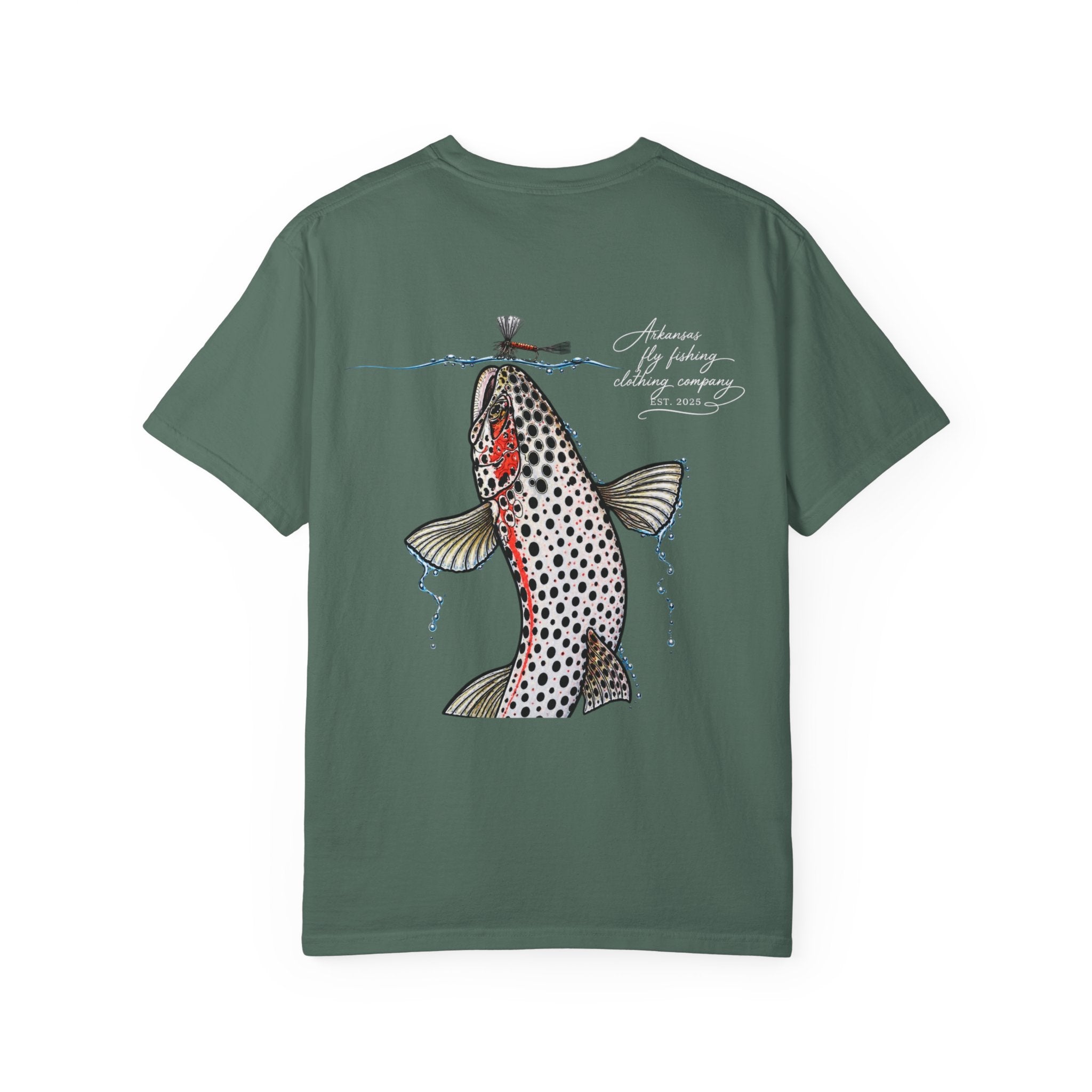 Trout Fly Fishing T-Shirt — Arkansas Fly Fishing Clothing Company Graphic Tee