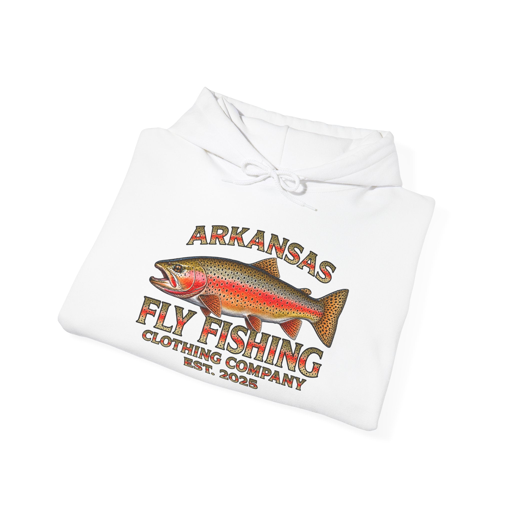 Arkansas Fly Fishing Clothing Company Hoodie — Cutthroat Trout Graphic Pullover