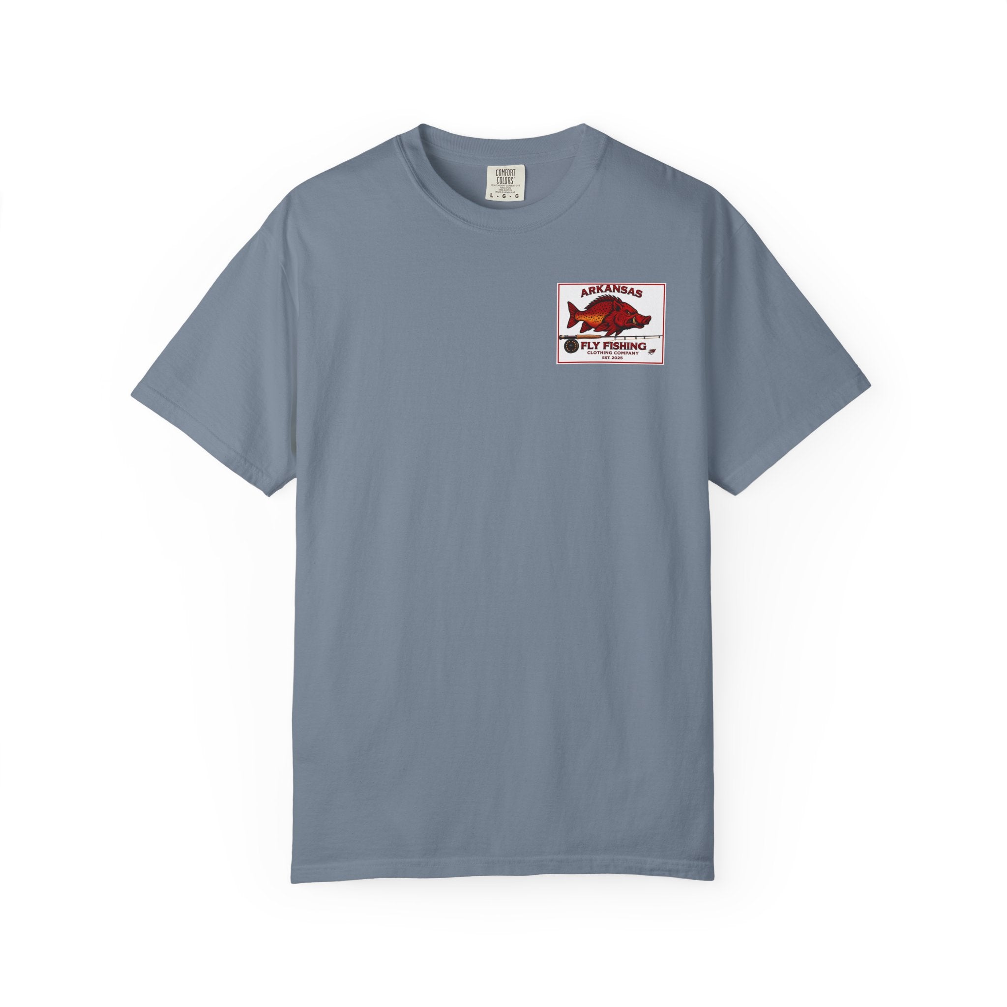 Astronaut Arkansas Fly Fishing Clothing Company T-Shirt — "Explore New Water" Graphic Tee