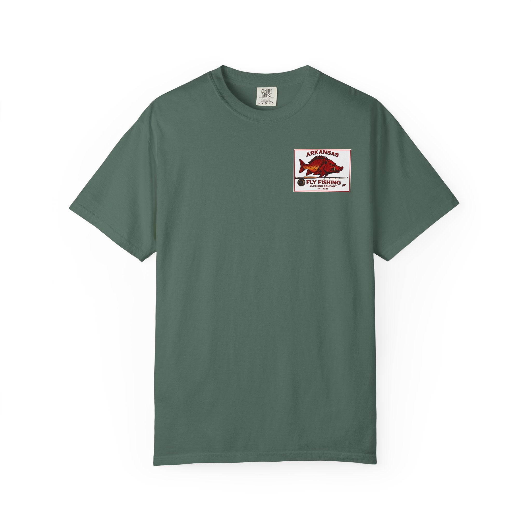Astronaut Arkansas Fly Fishing Clothing Company T-Shirt — "Explore New Water" Graphic Tee