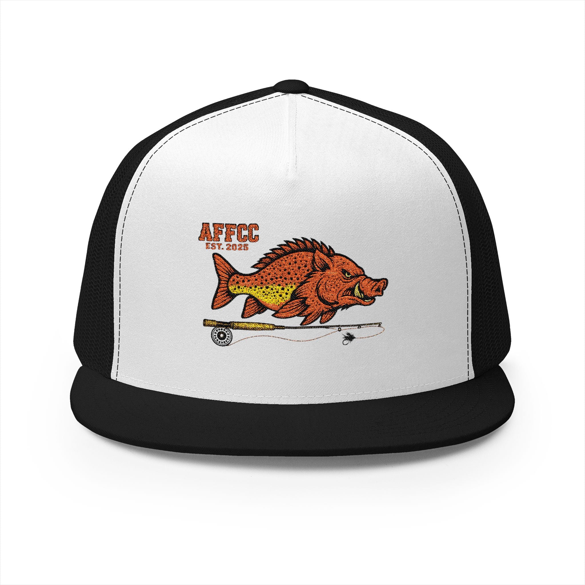AFFCC Logo Trucker Hat – Arkansas Fly Fishing Clothing Company Trucker Snapback Hat