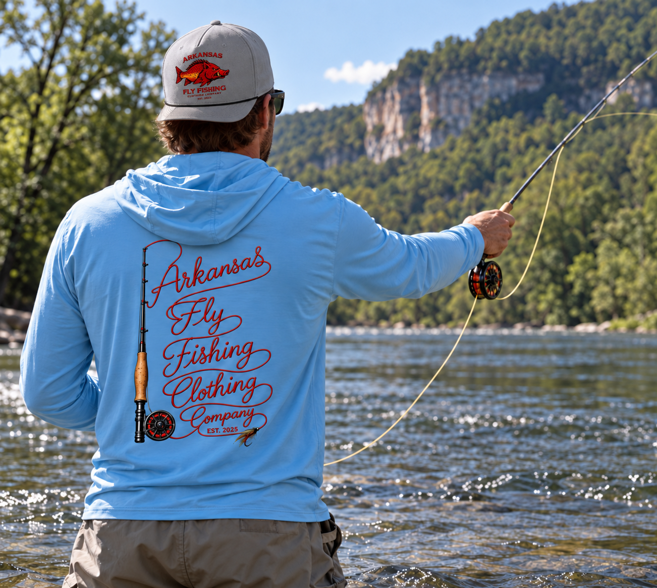 AFFCC EST. 2025 Rod and Reel Sun Hoodie
