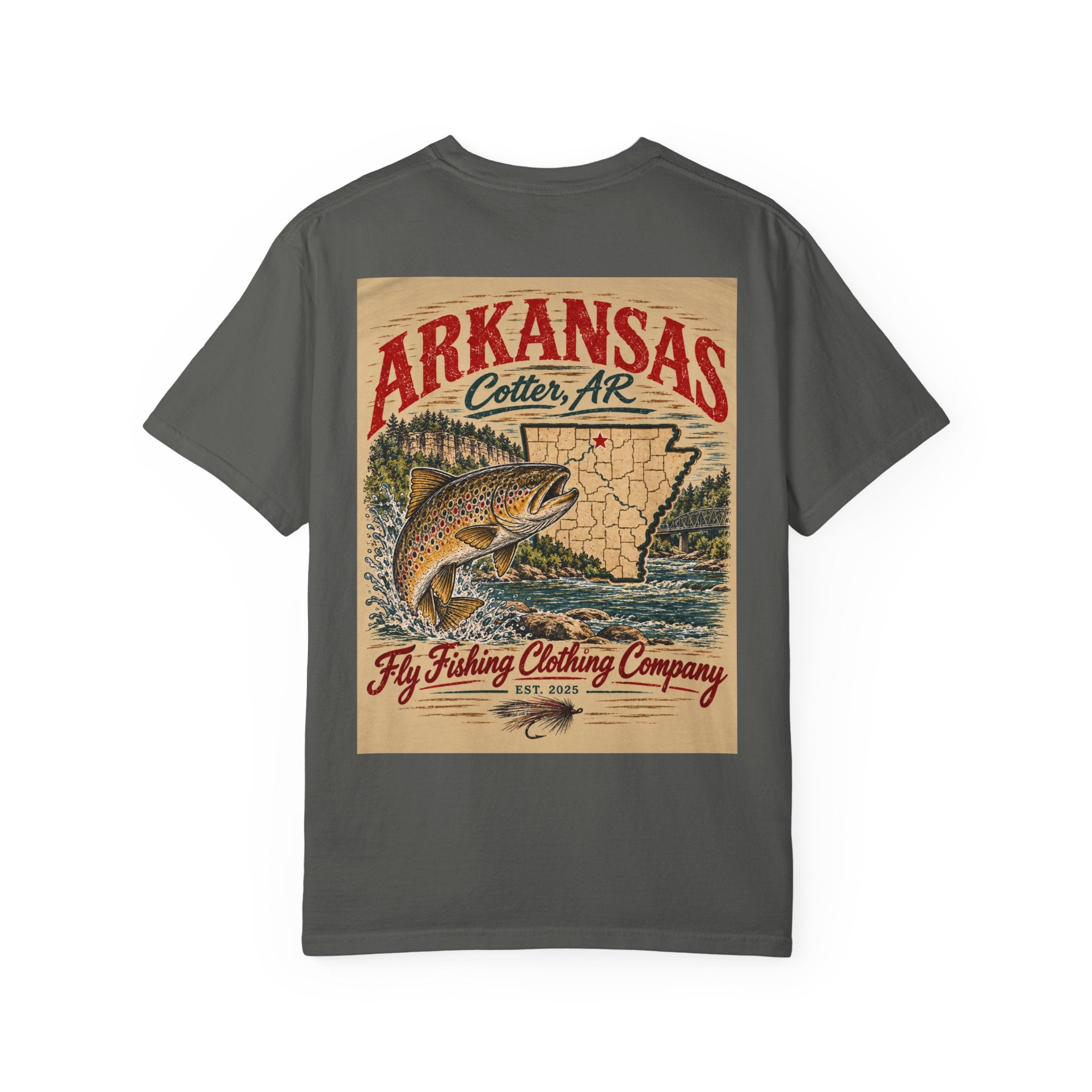 AFFCC T-Shirt — Retro 'Arkansas' Graphic Cotter Arkansas Logo Tee