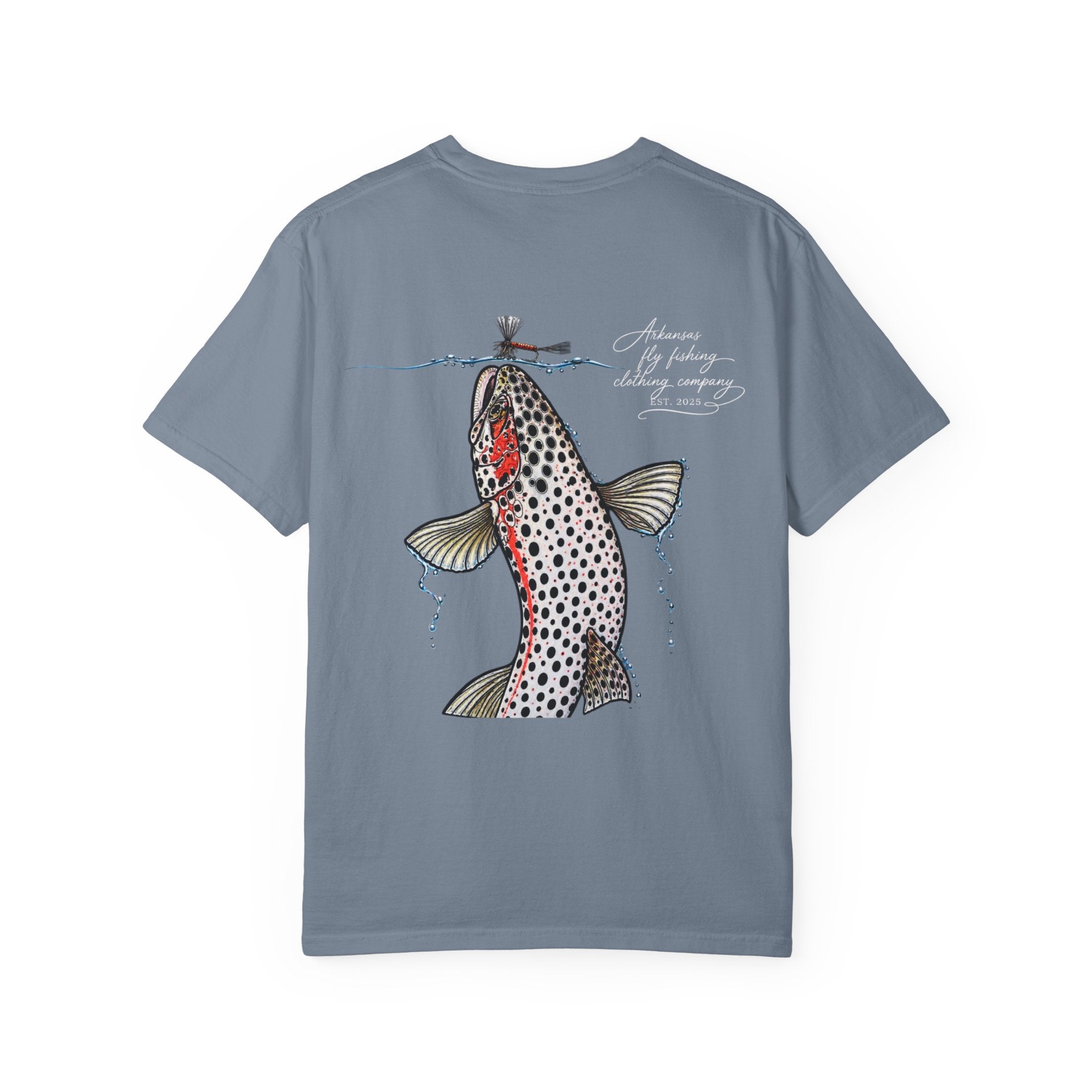 Trout Fly Fishing T-Shirt — Arkansas Fly Fishing Clothing Company Graphic Tee
