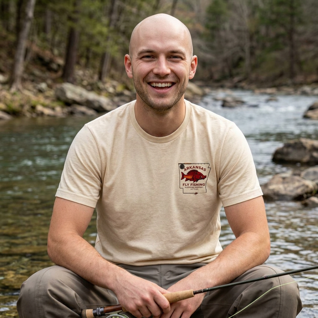 AFFCC Fly Fishing T‑Shirt — Vintage Net Artwork (AFCC, Est. 2025)