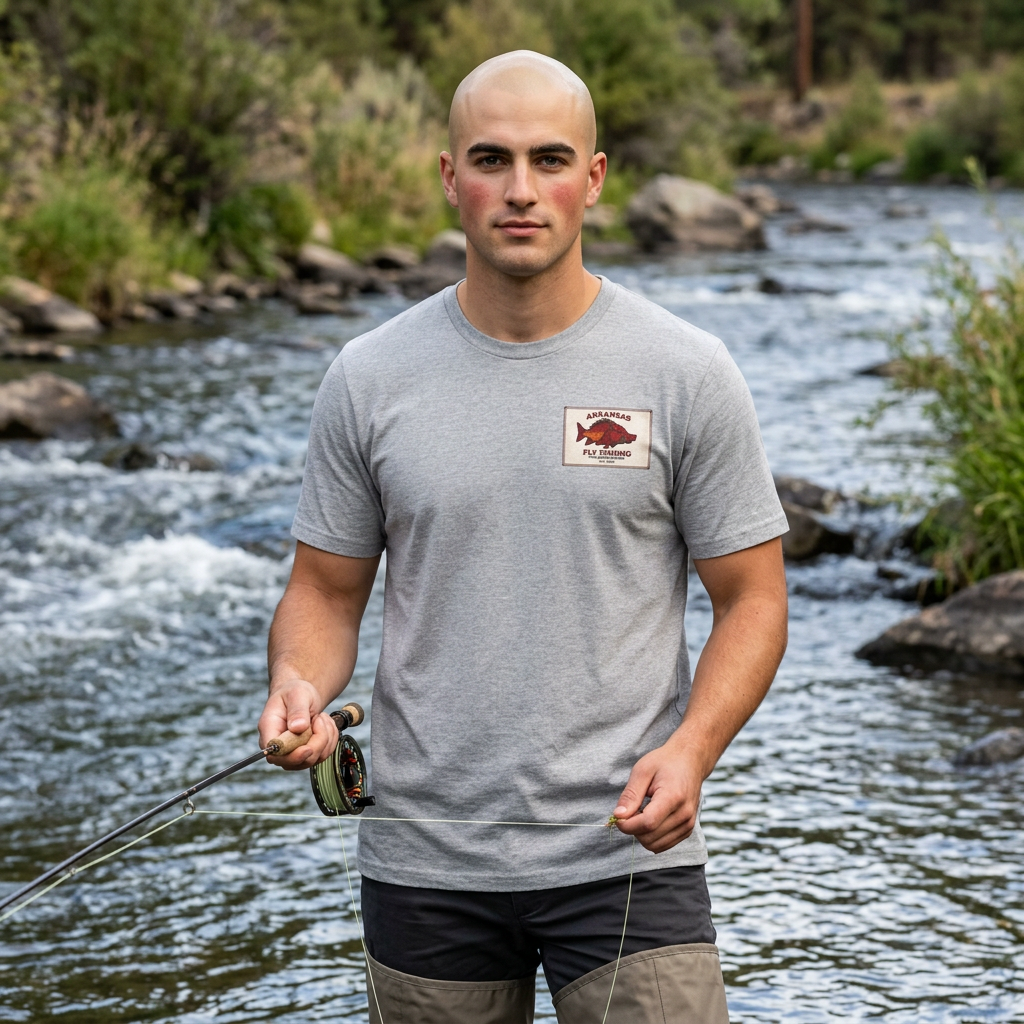 AFFCC Arkansas Fly Fishing  Tee — Vintage Trout Logo T-Shirt