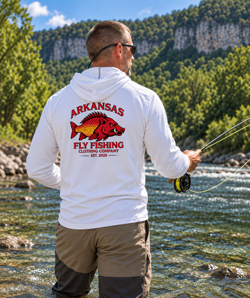 AFFCC EST. 2025 Logo Sun Hoodie — Retro Hog/Trout Logo Graphic Hoodie