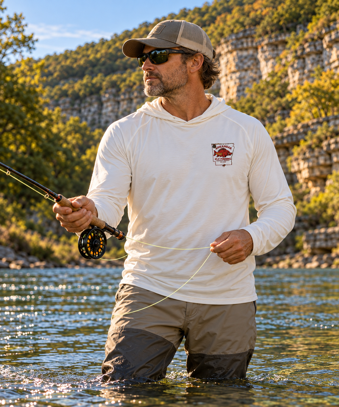 AFFCC Mayfly Graphic Sun Hoodie — Mayfly Sun Hoodie Pullover