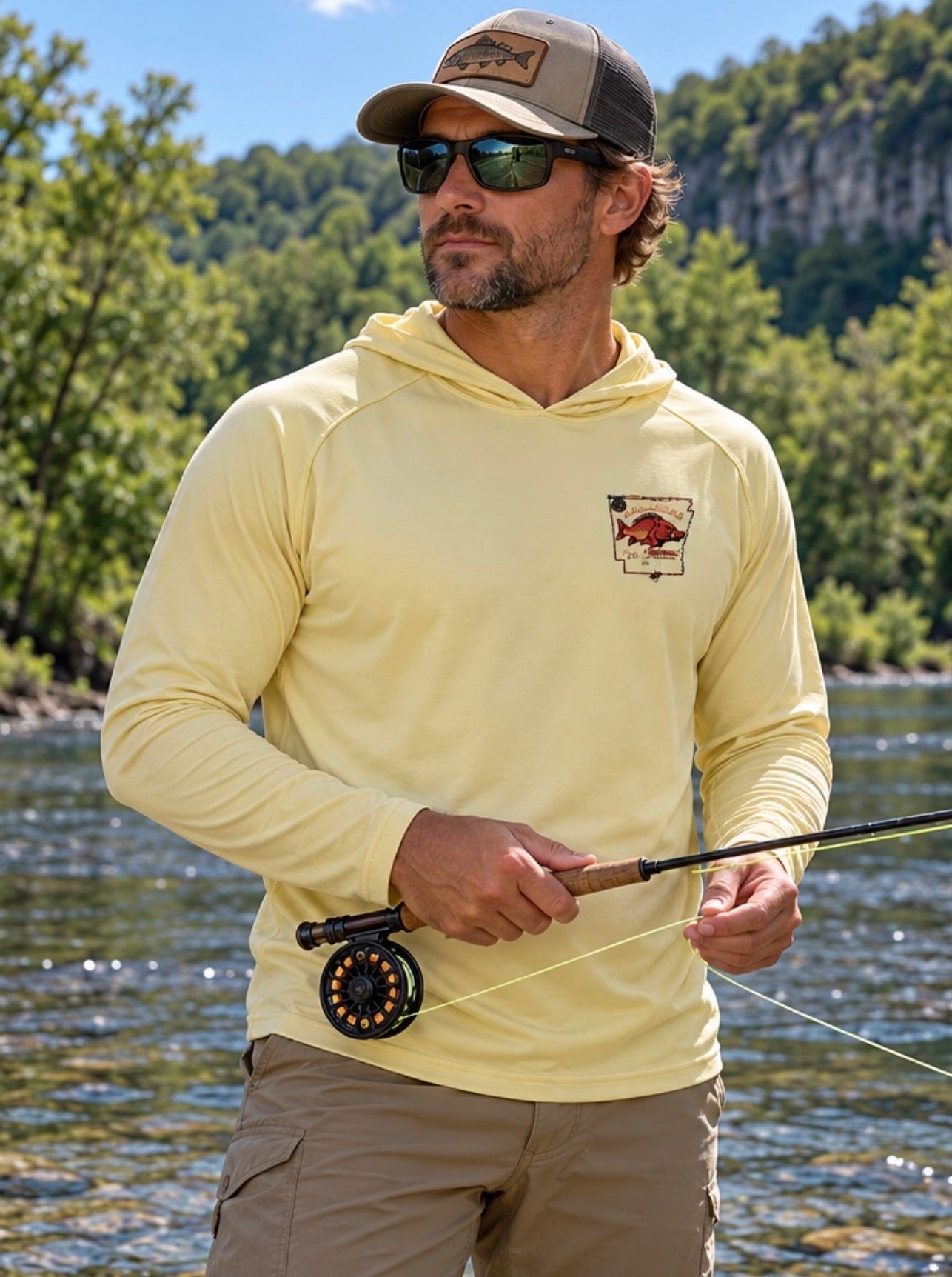 AFFCC Trout Rising Sun Hoodie — Trout Rising Sun Hoodie Pullover