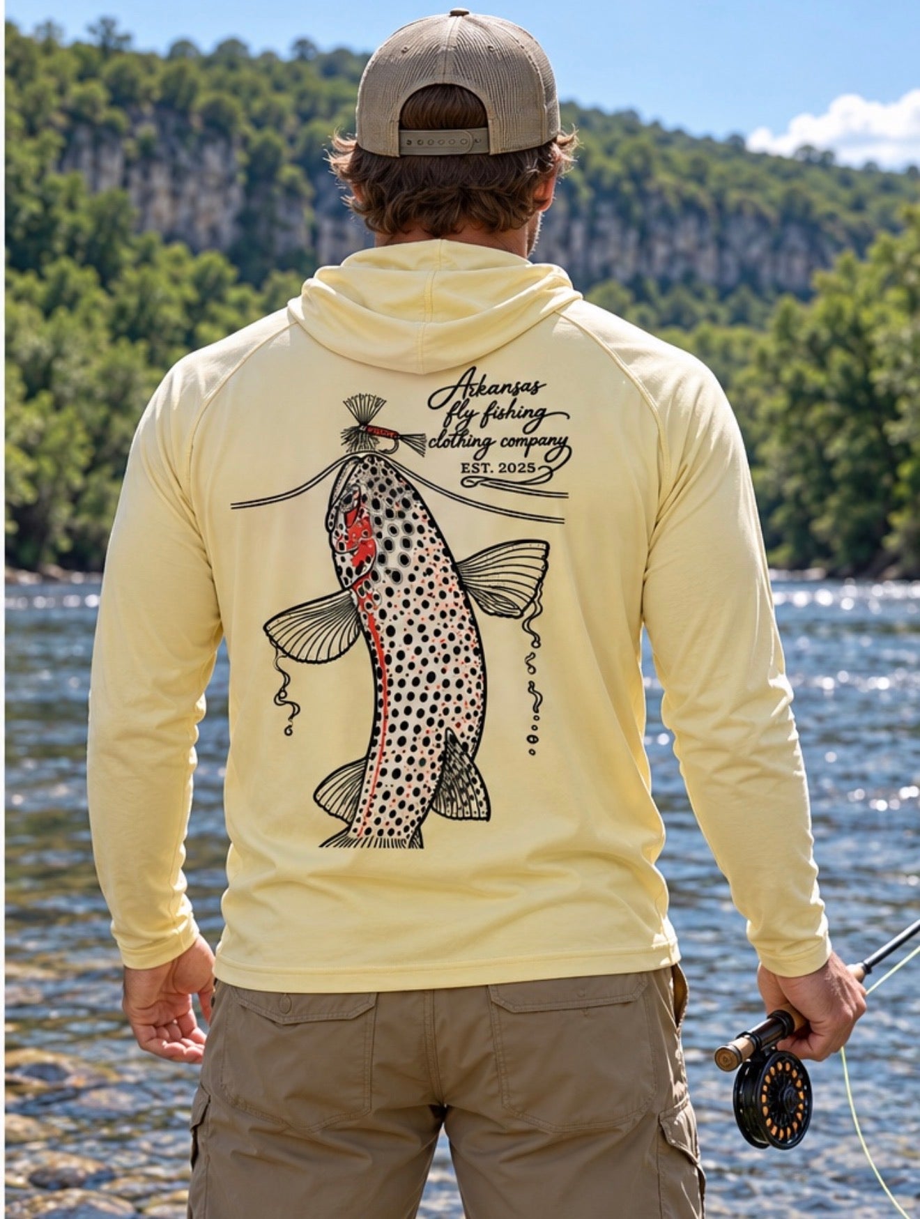 AFFCC Trout Rising Sun Hoodie — Trout Rising Sun Hoodie Pullover