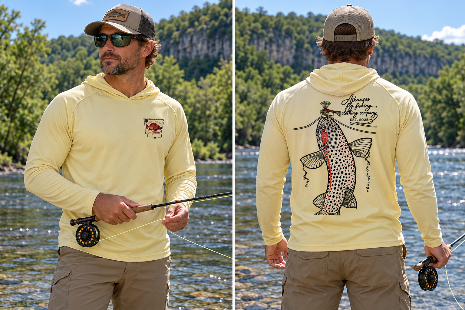 AFFCC Trout Rising Sun Hoodie — Trout Rising Sun Hoodie Pullover