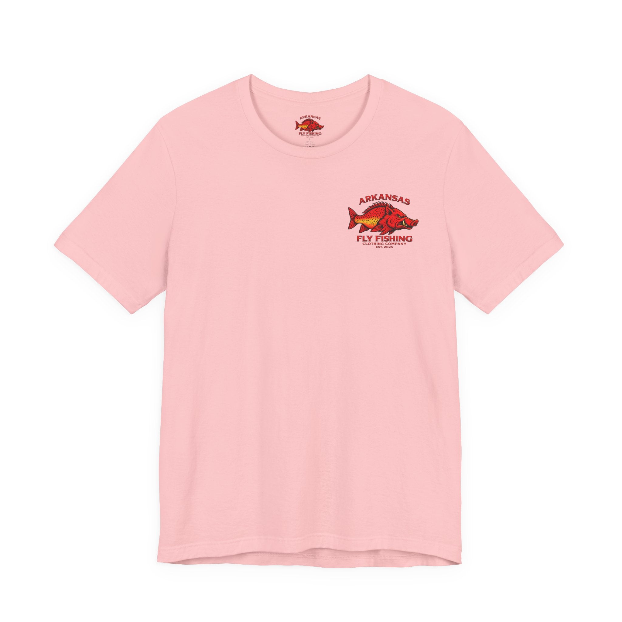 Athletic fit Runs Small Arkansas Fly Fishing Clothing Company Tee — Cutthroat Trout Graphic Short Sleeve Shirt