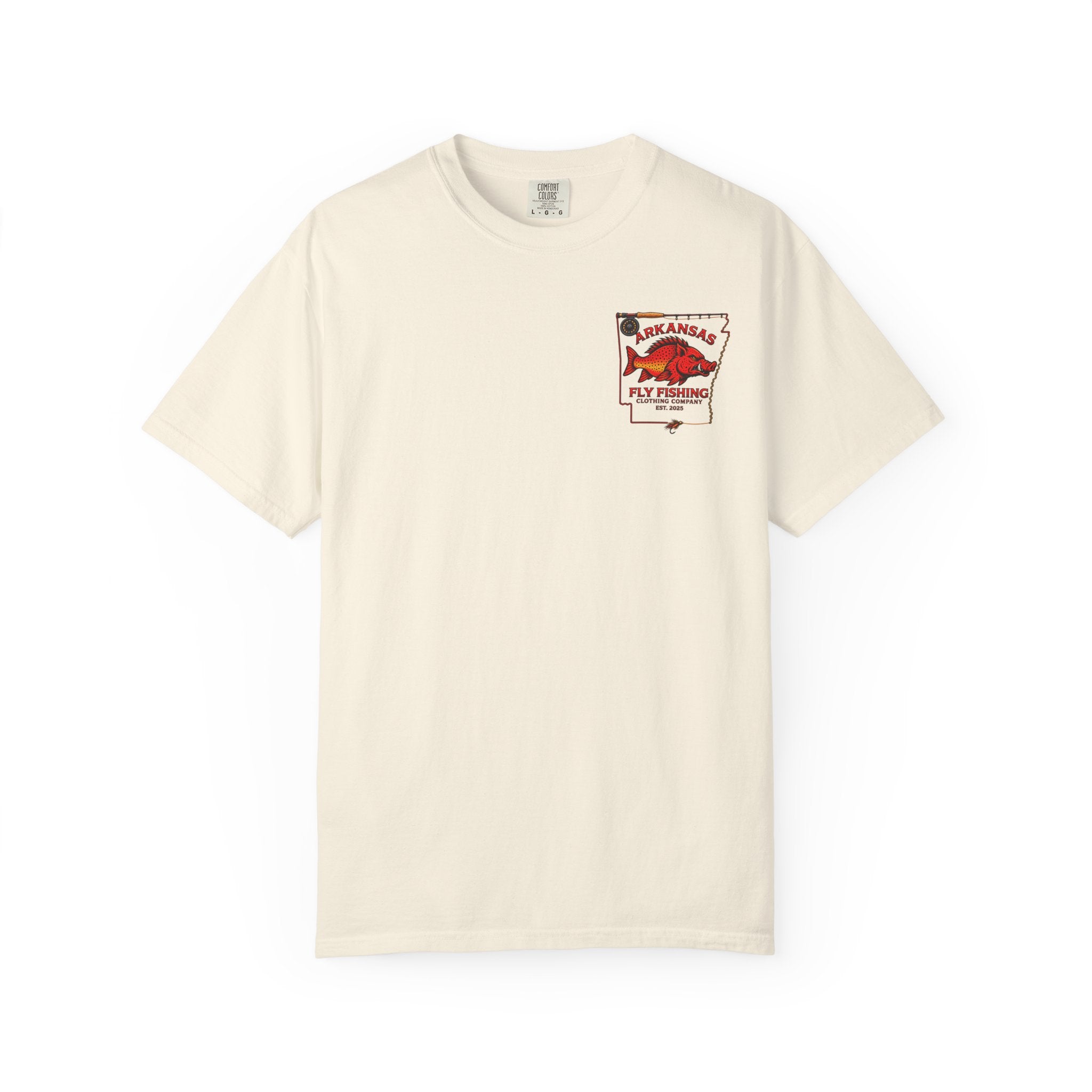 Arkansas Fly Fishing Clothing Company T-Shirt — X-Ray Trout Anatomy Graphic