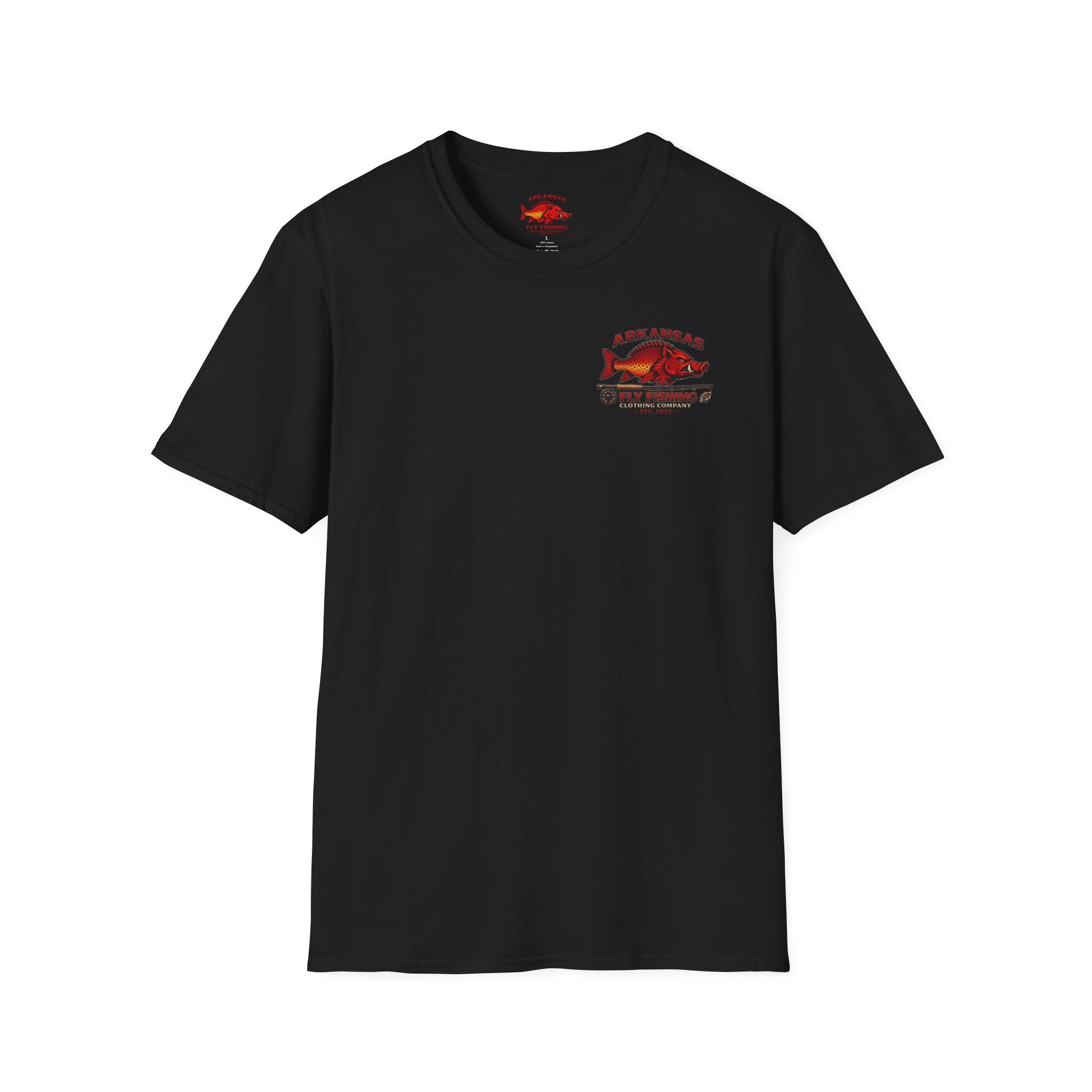 AFFCC Hog/Trout With Fly Rod T-Shirt — Arkansas Fly Fishing Clothing Company Graphic Tee