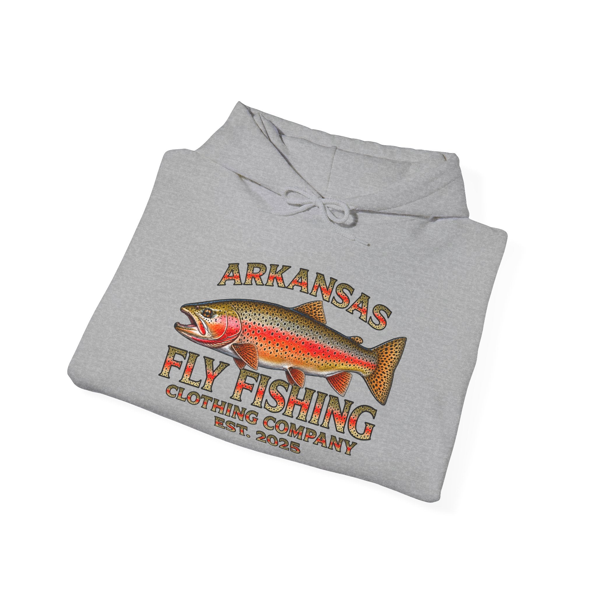 Arkansas Fly Fishing Clothing Company Hoodie — Cutthroat Trout Graphic Pullover
