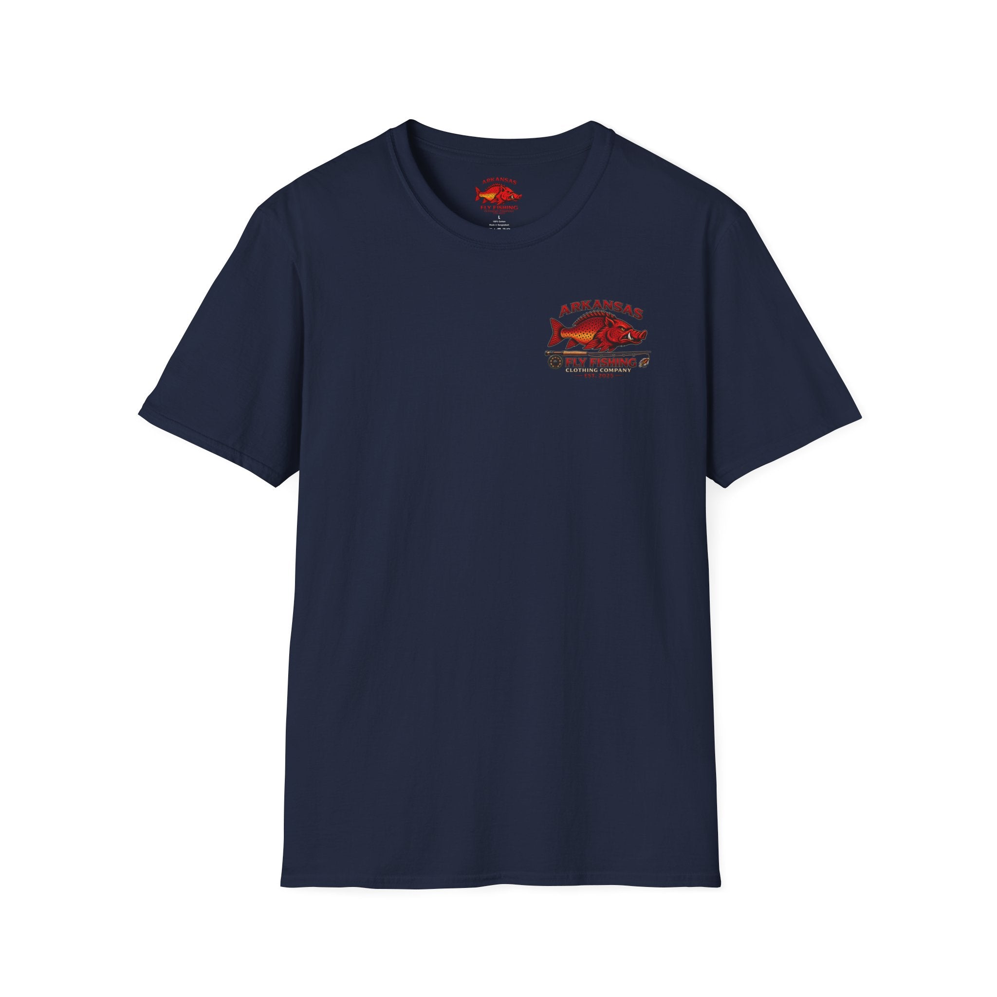 AFFCC Hog/Trout With Fly Rod T-Shirt — Arkansas Fly Fishing Clothing Company Graphic Tee