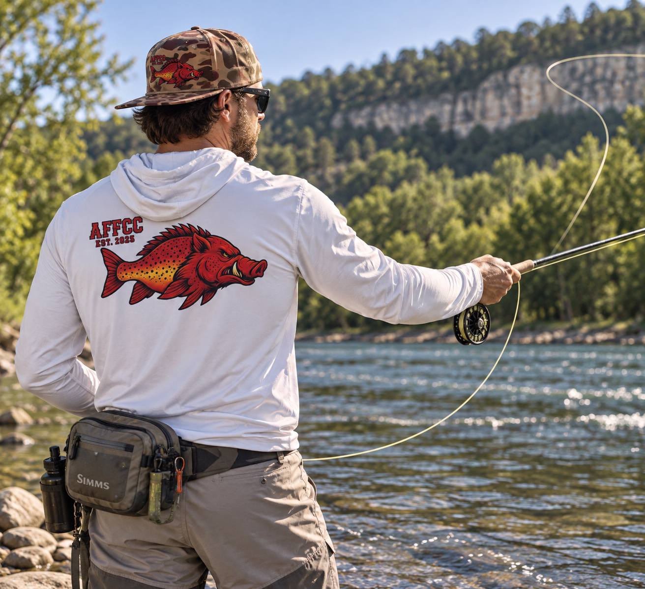 Hog/Trout Hybrid AFFCC Sun Hoodie