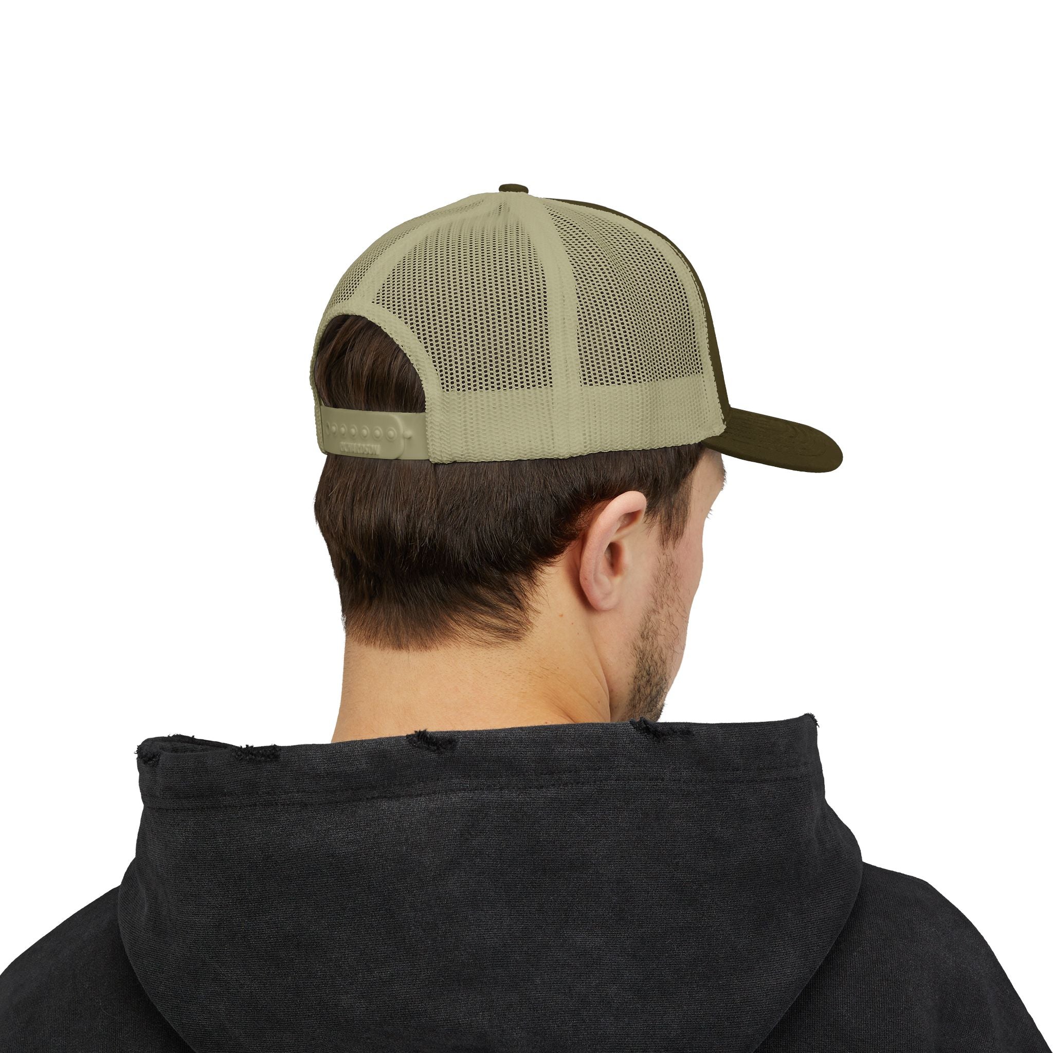 AFFCC Brown Trout Embroidered Trucker Hat – Embroidered Brown Trout ‘AFFCC’ Fishing Hat
