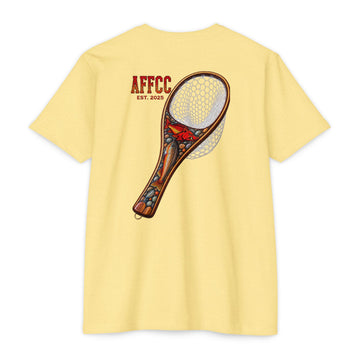 AFFCC Fly Fishing T‑Shirt — Vintage Net Artwork (AFCC, Est. 2025)