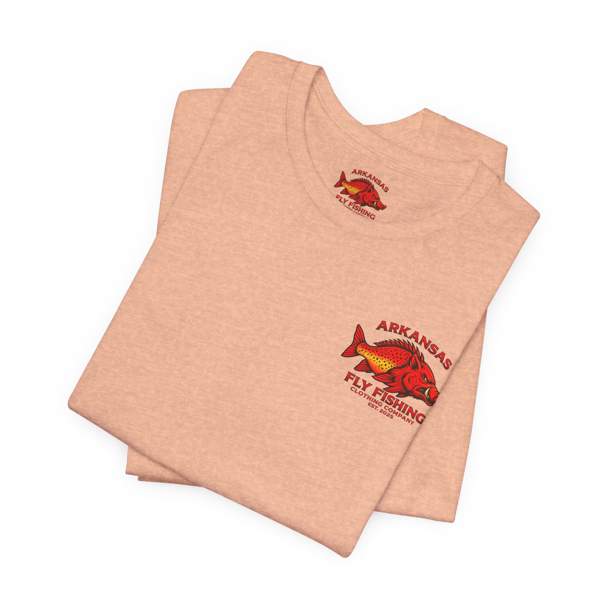 Athletic fit Runs Small Arkansas Fly Fishing Clothing Company Tee — Cutthroat Trout Graphic Short Sleeve Shirt